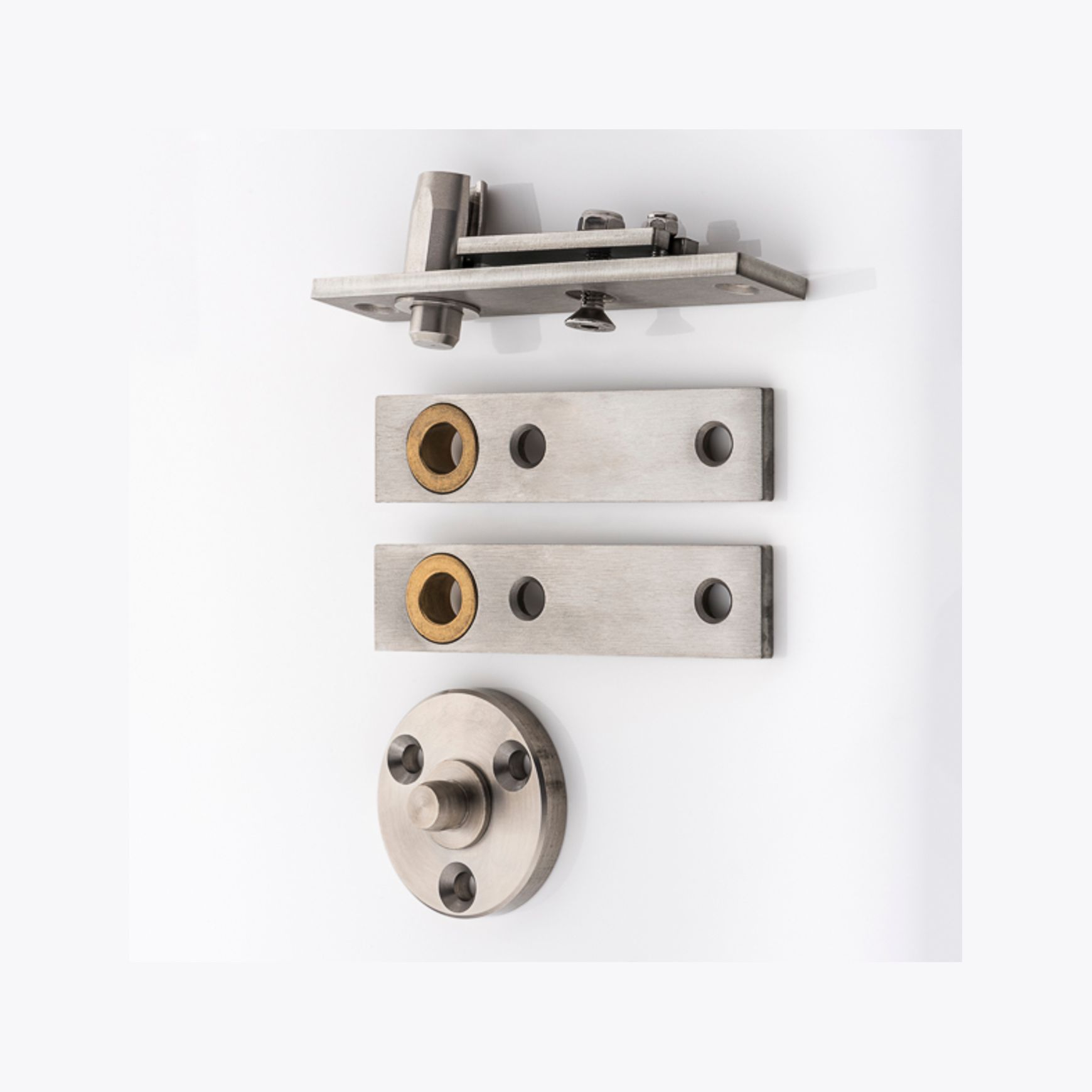 Joseph Giles - Double Action Floor Mounted Door Pivot Hinge Set