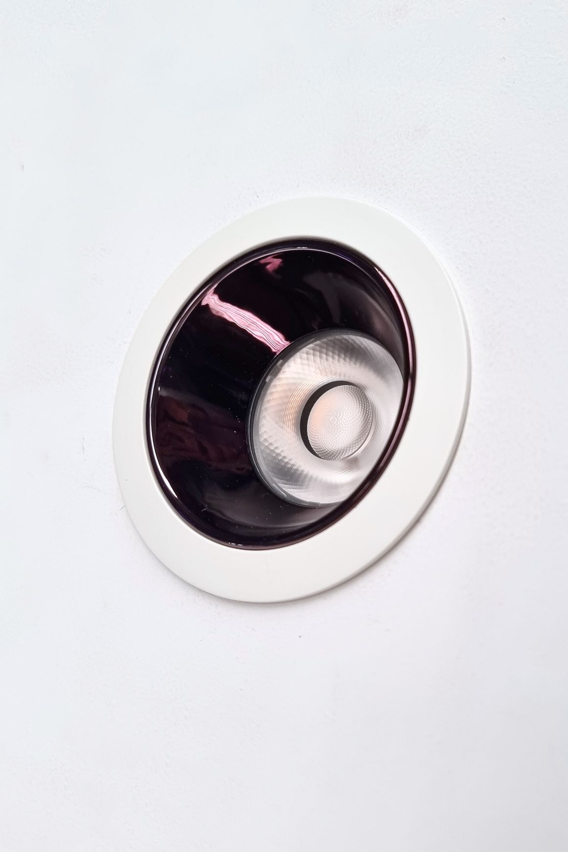 DARTH Round Recessed Downlight 12W Black IP44