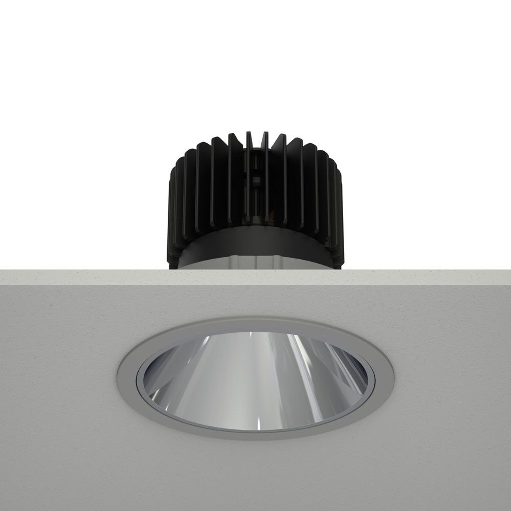 Dark Round Recessed Downlight