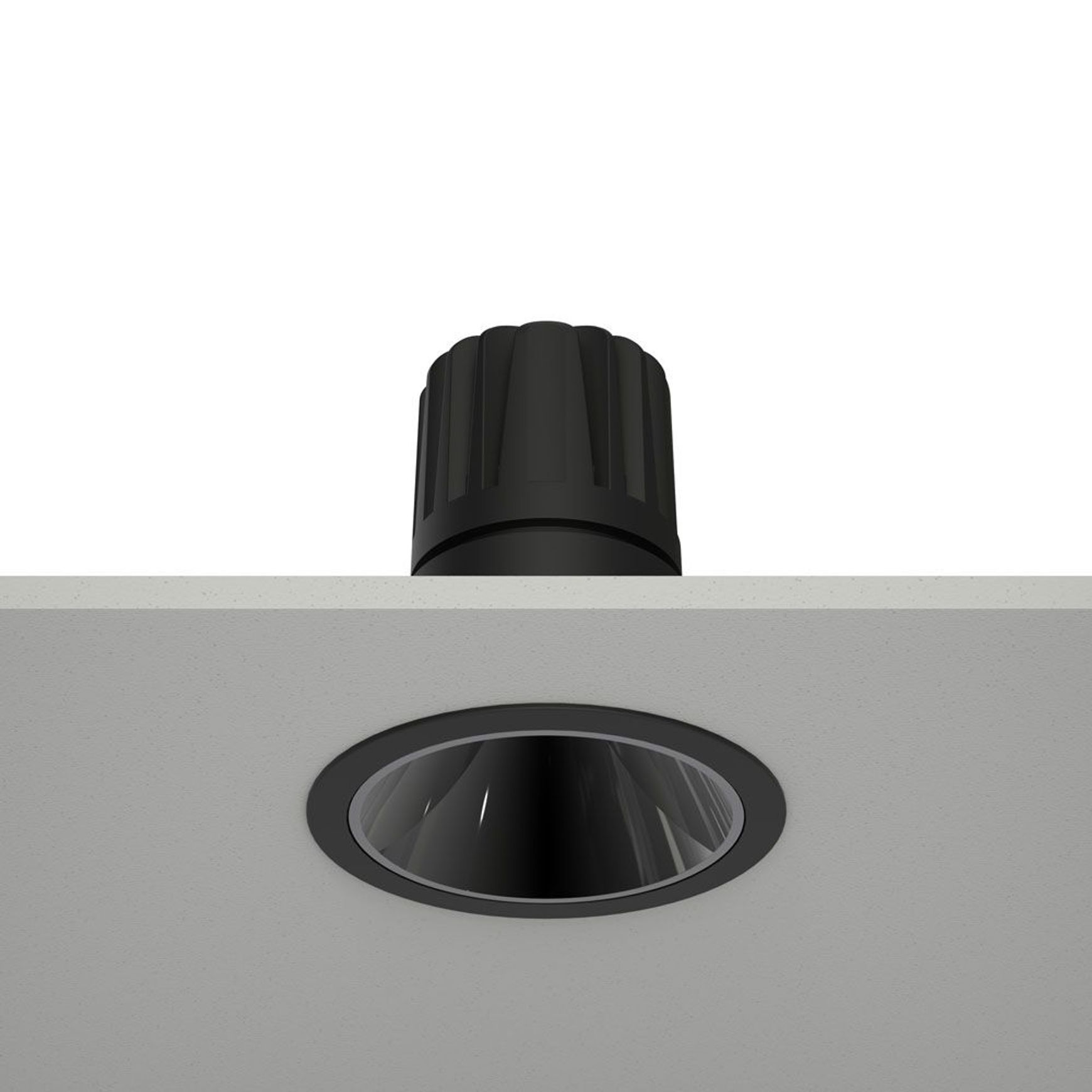 Dark Round Recessed Downlight