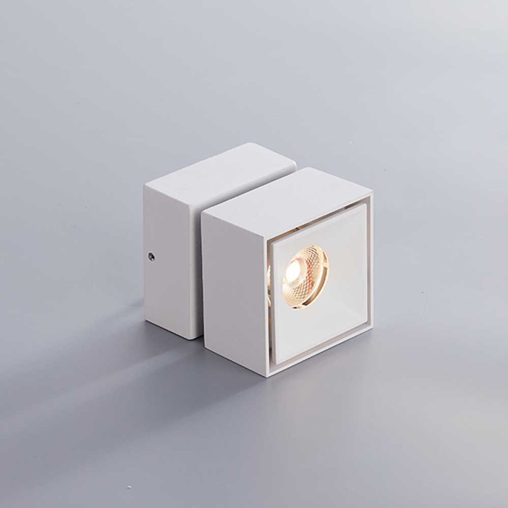 12W LUKA Square Adjustable Surface Downlight