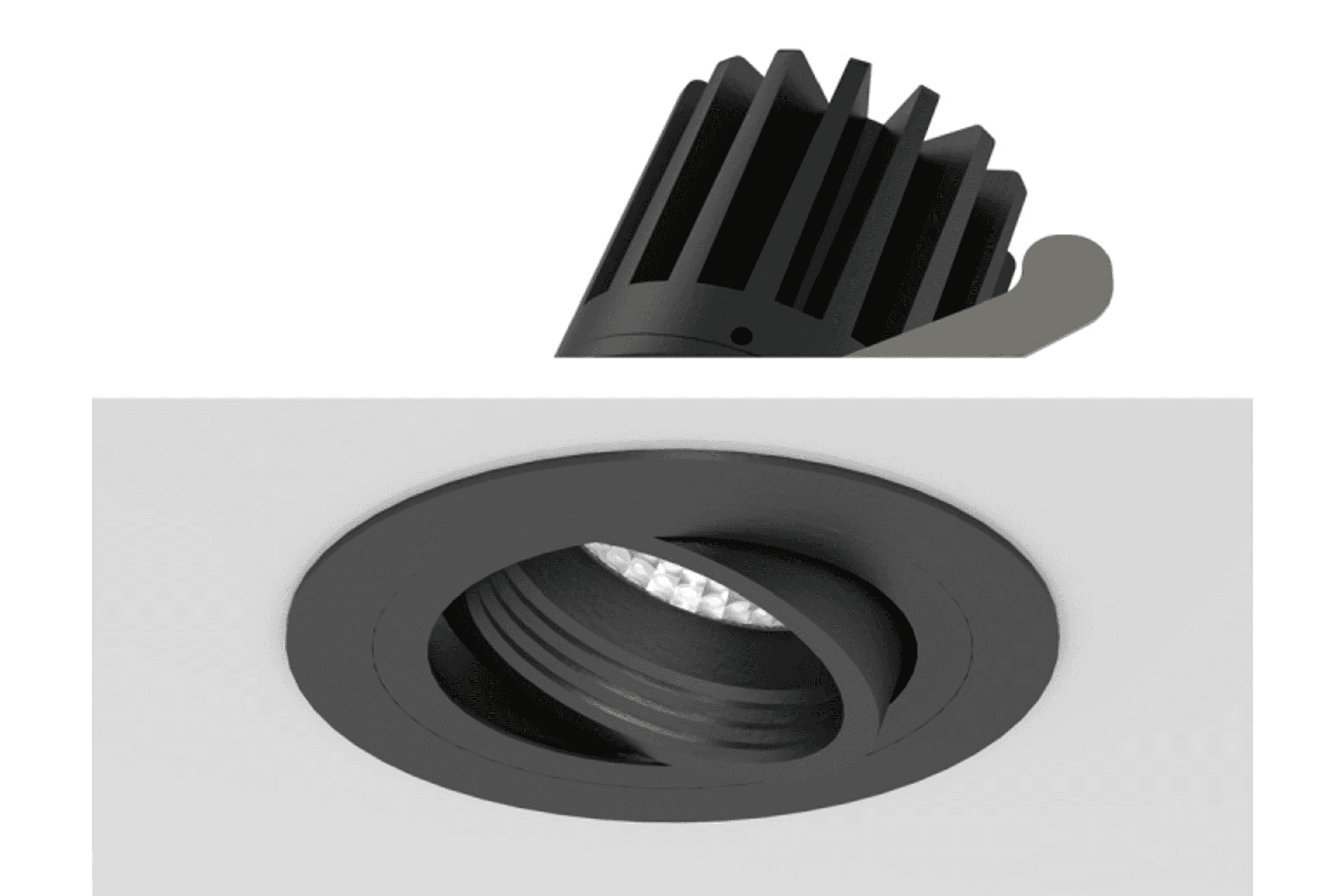 Round Tilt Recessed Downlight