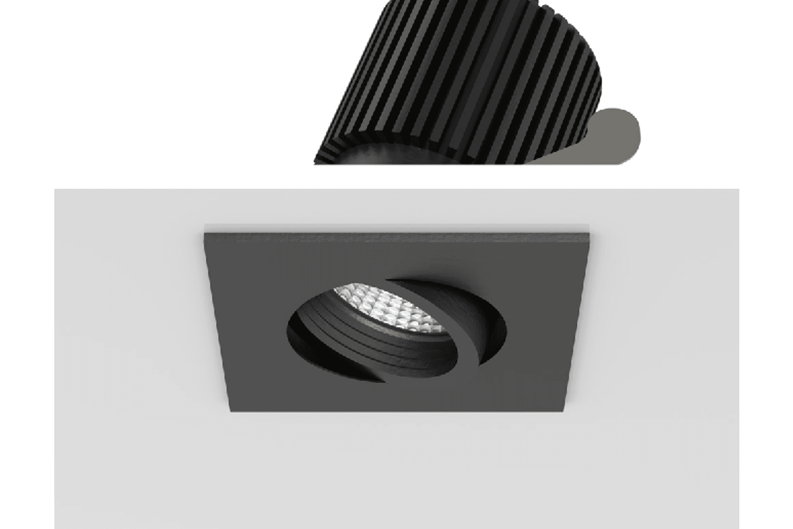 Square Tilt Recessed Downlight