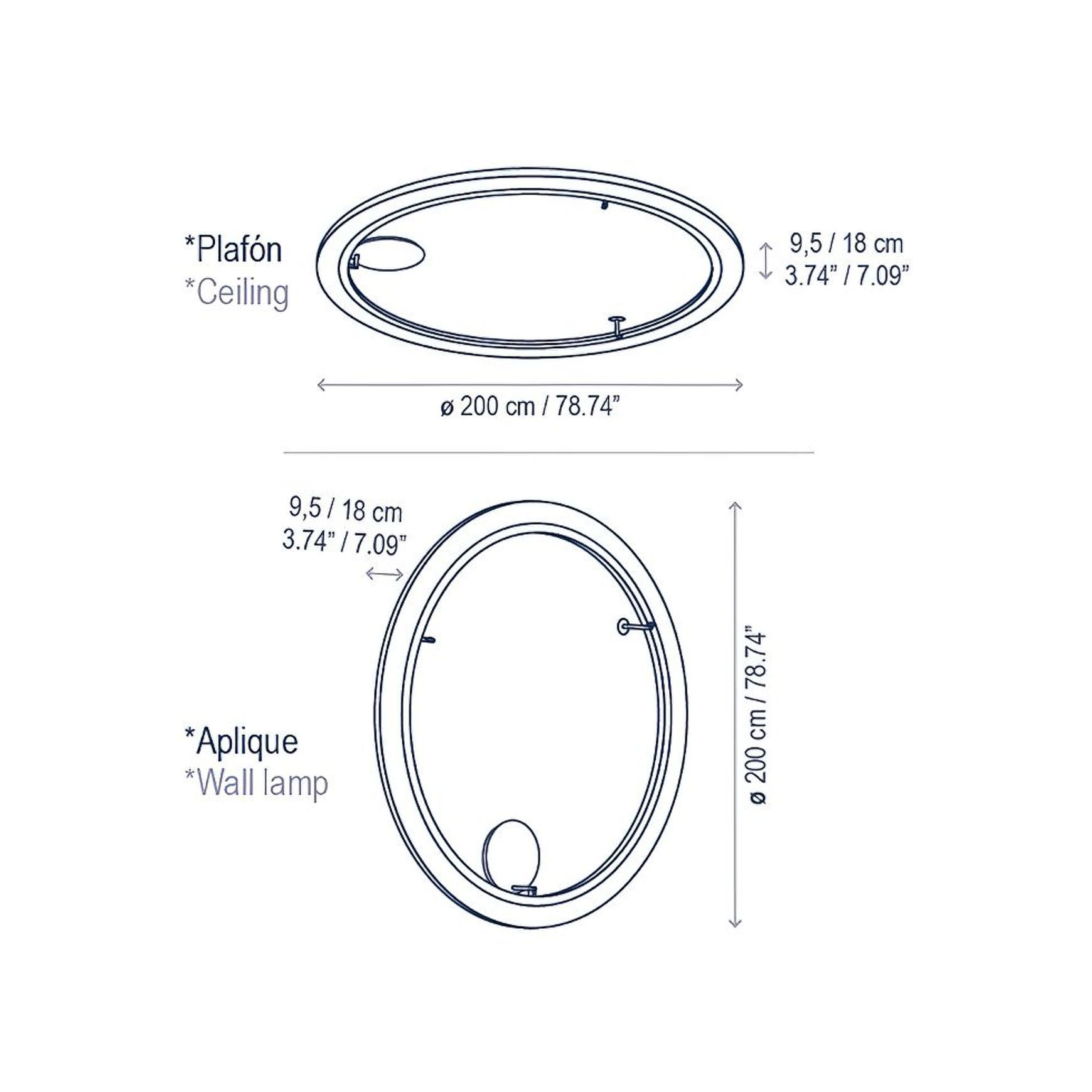 Roda PF200 Ceiling/Wall
