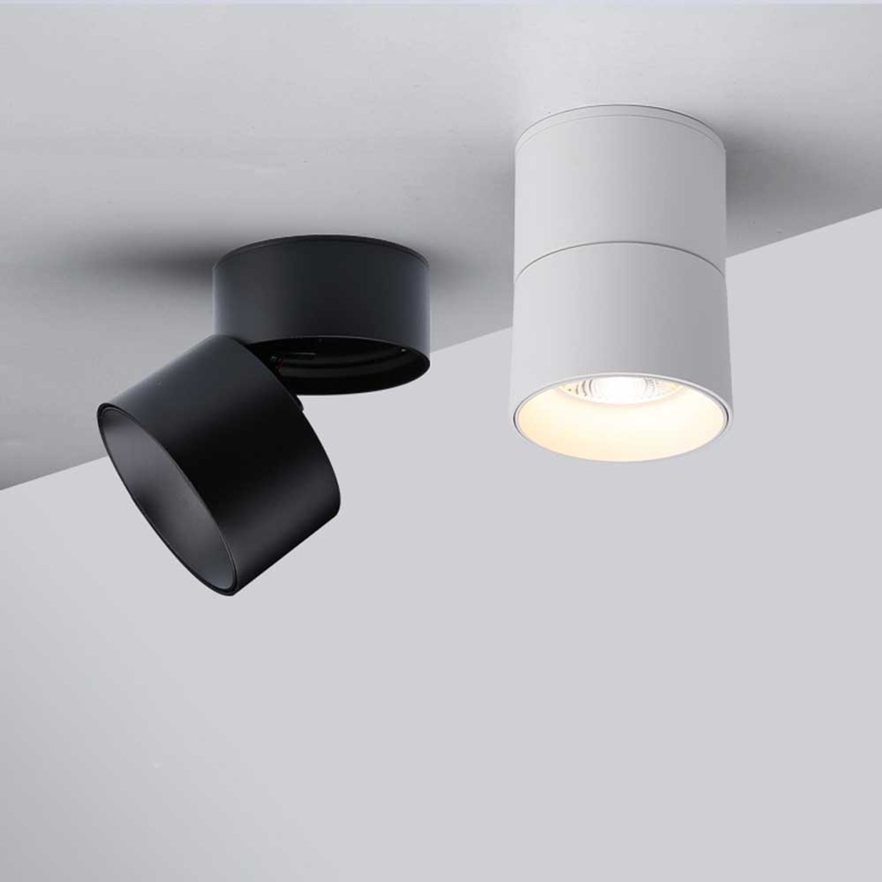 SARA Adjustable Surface Downlight |Swivel LED Spotlight
