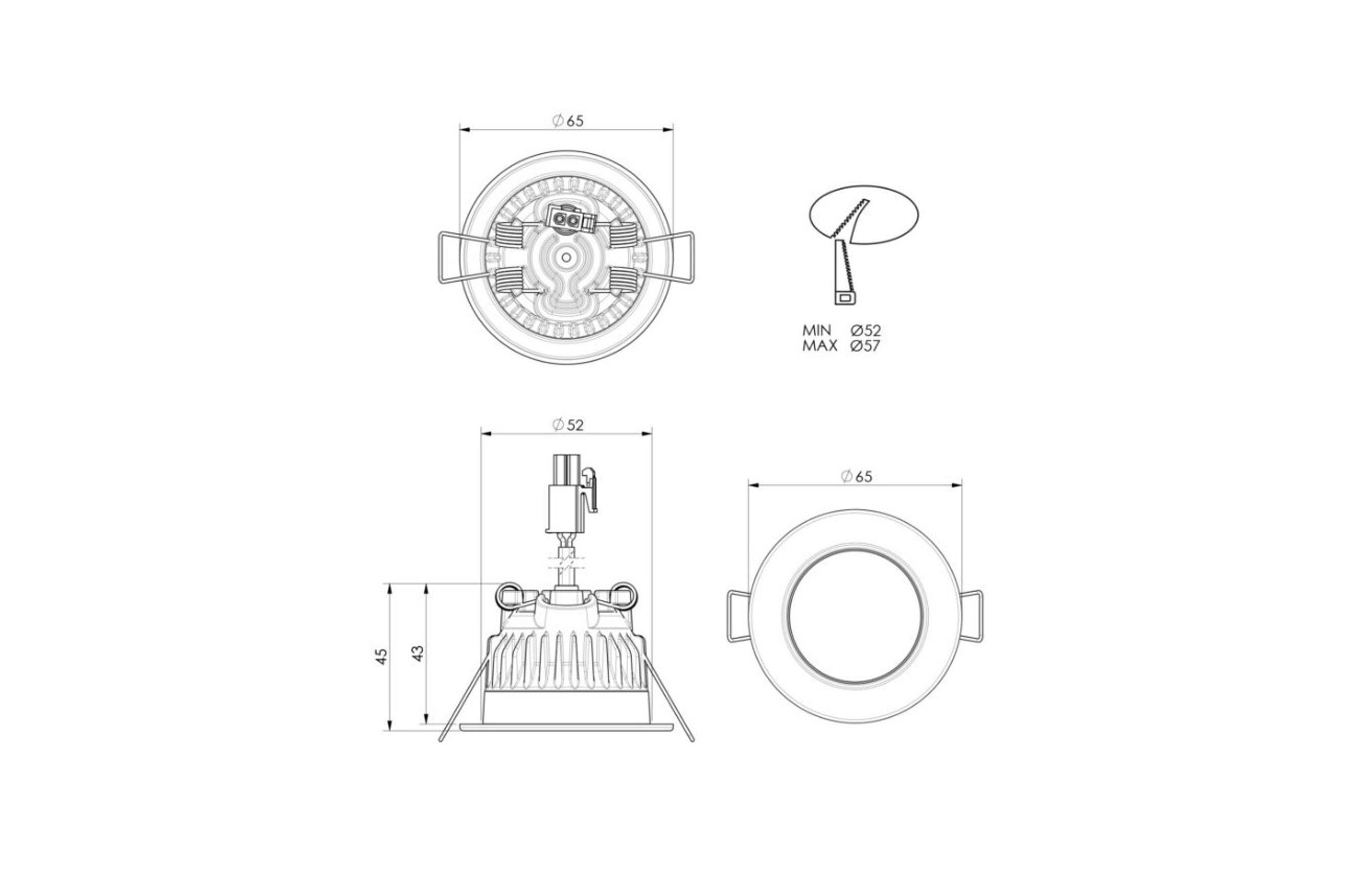 ZELA Fixed Downlight