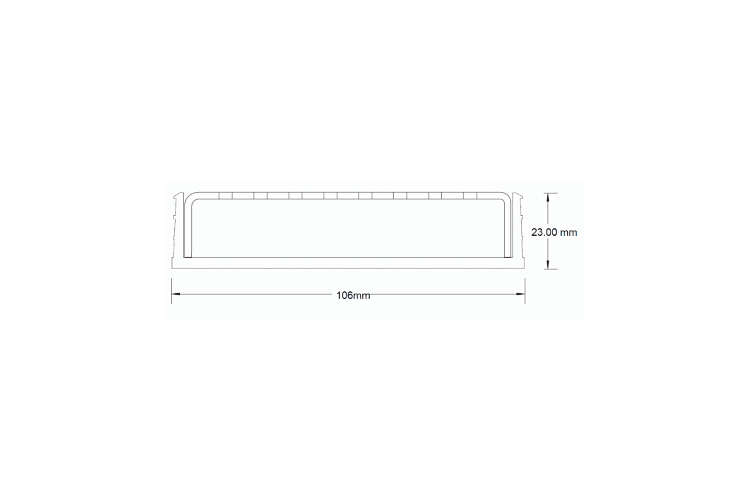 100PASGBL20 Linear Drainage System