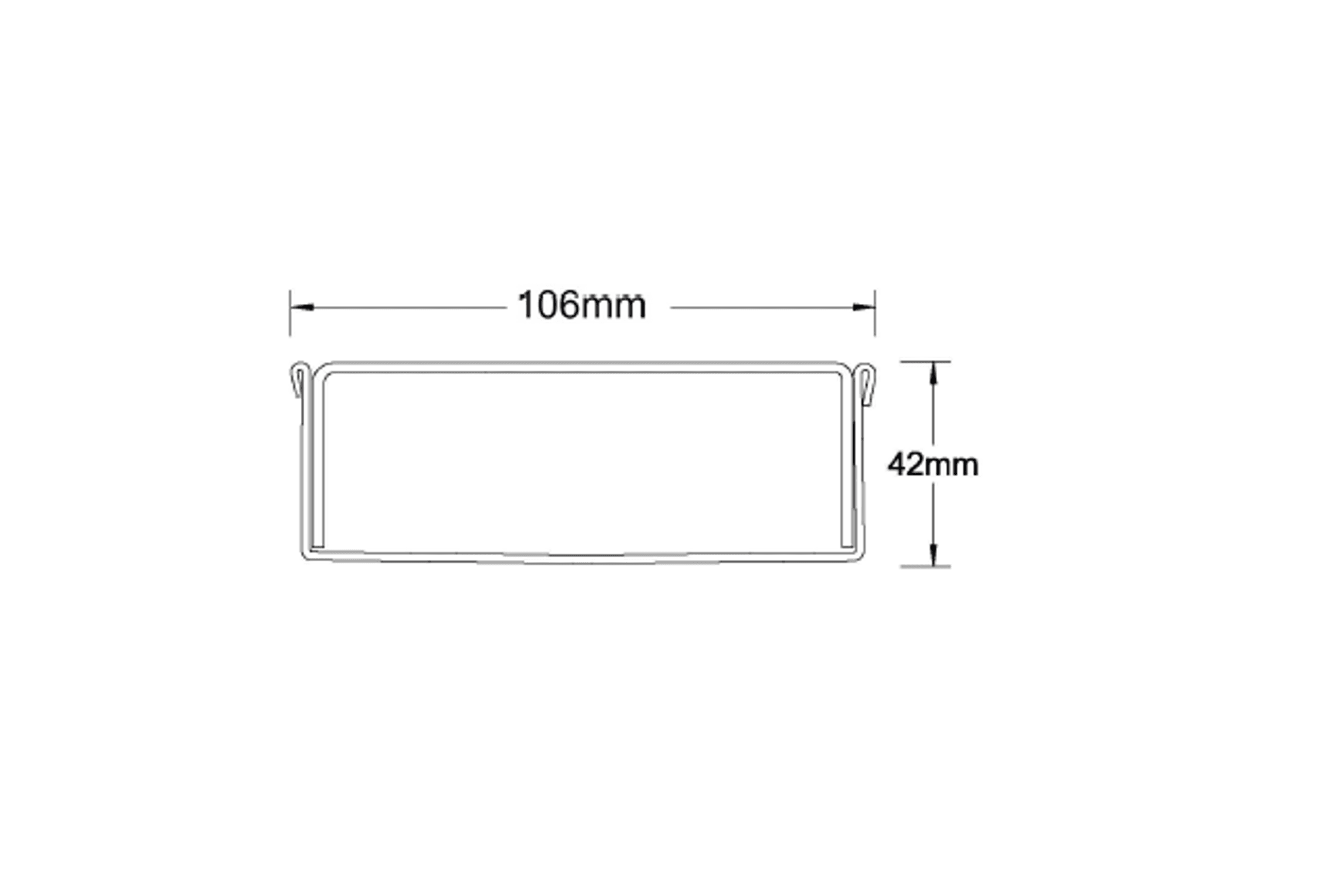 100PASi40MTL Stainless Steel Drainage Made To Length