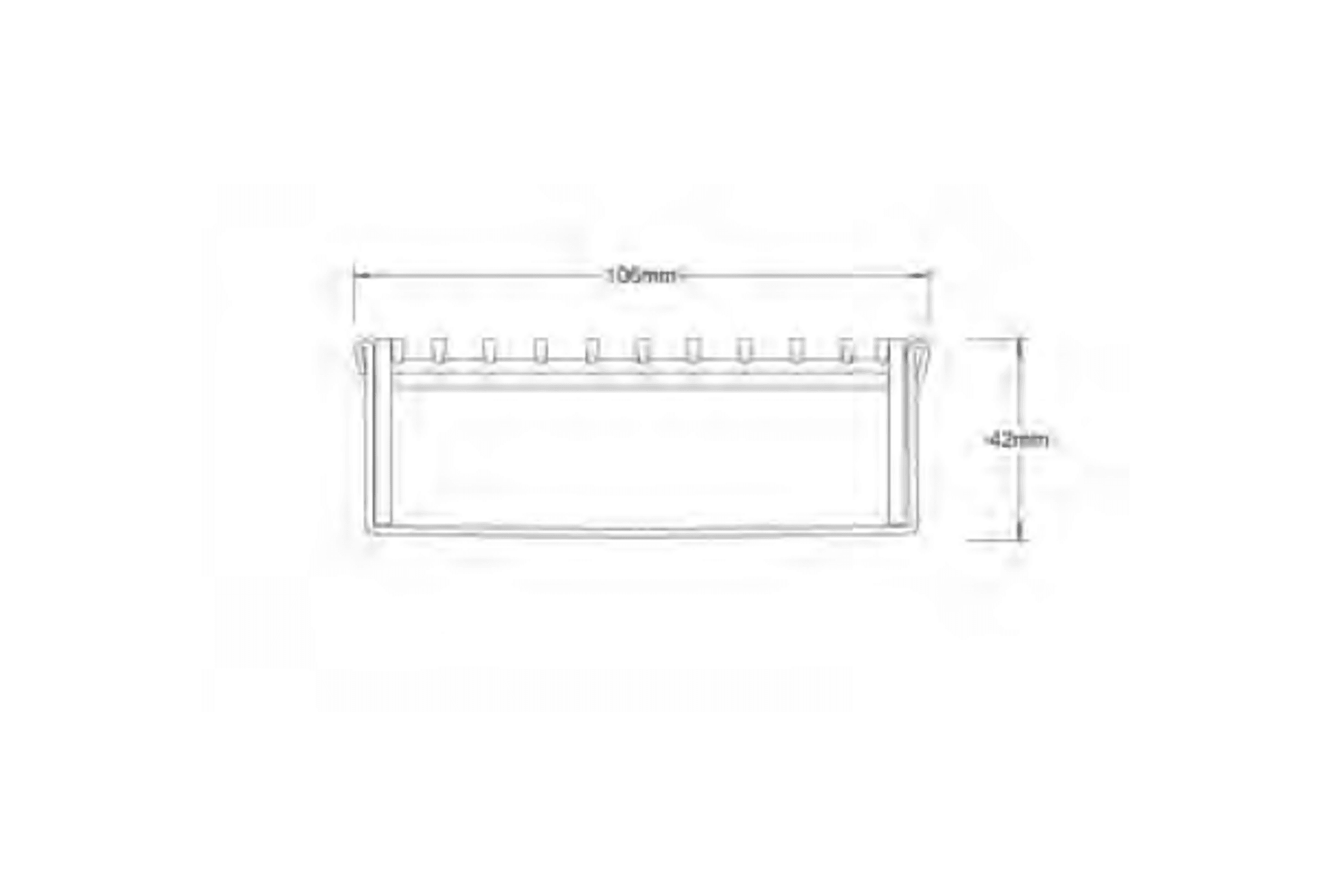 100TRi40MTL Linear Drainage System dimensions