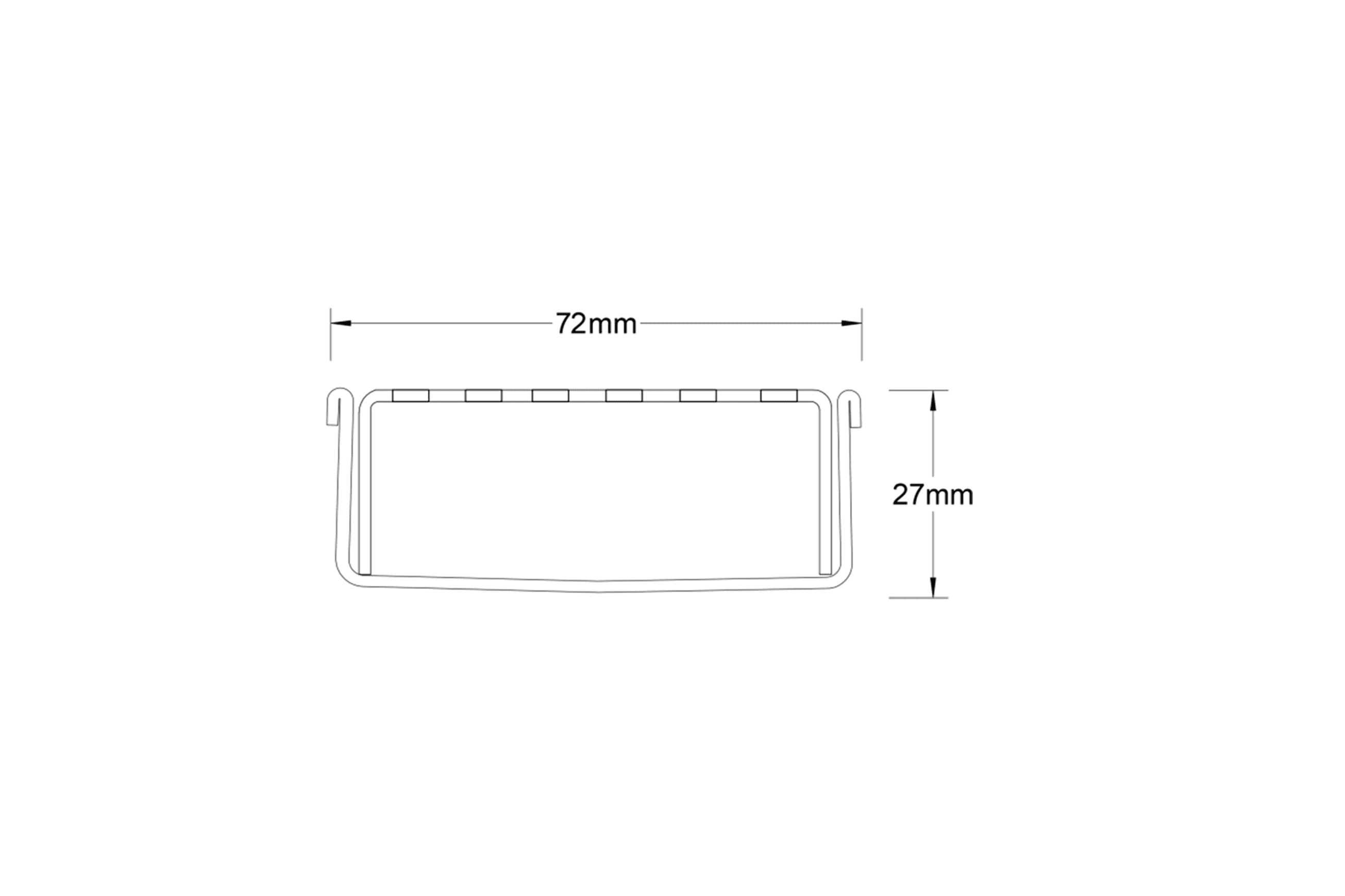 65MNDi25 Modular drainage system | Stainless Steel dimensions