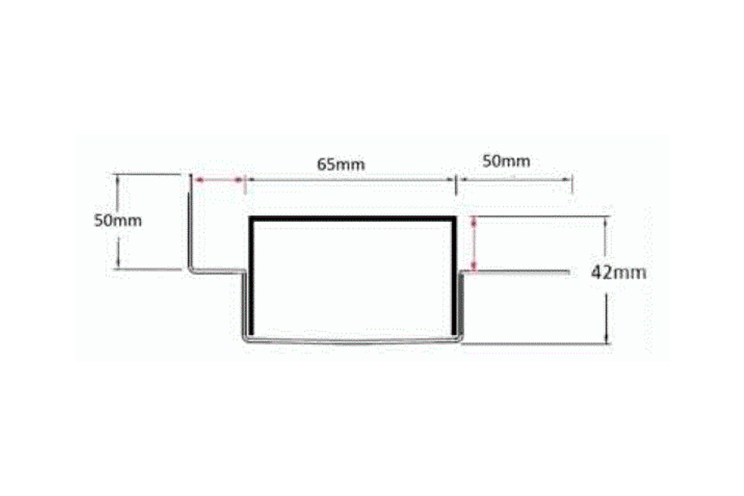 65PPSiMTLF Tile Flange