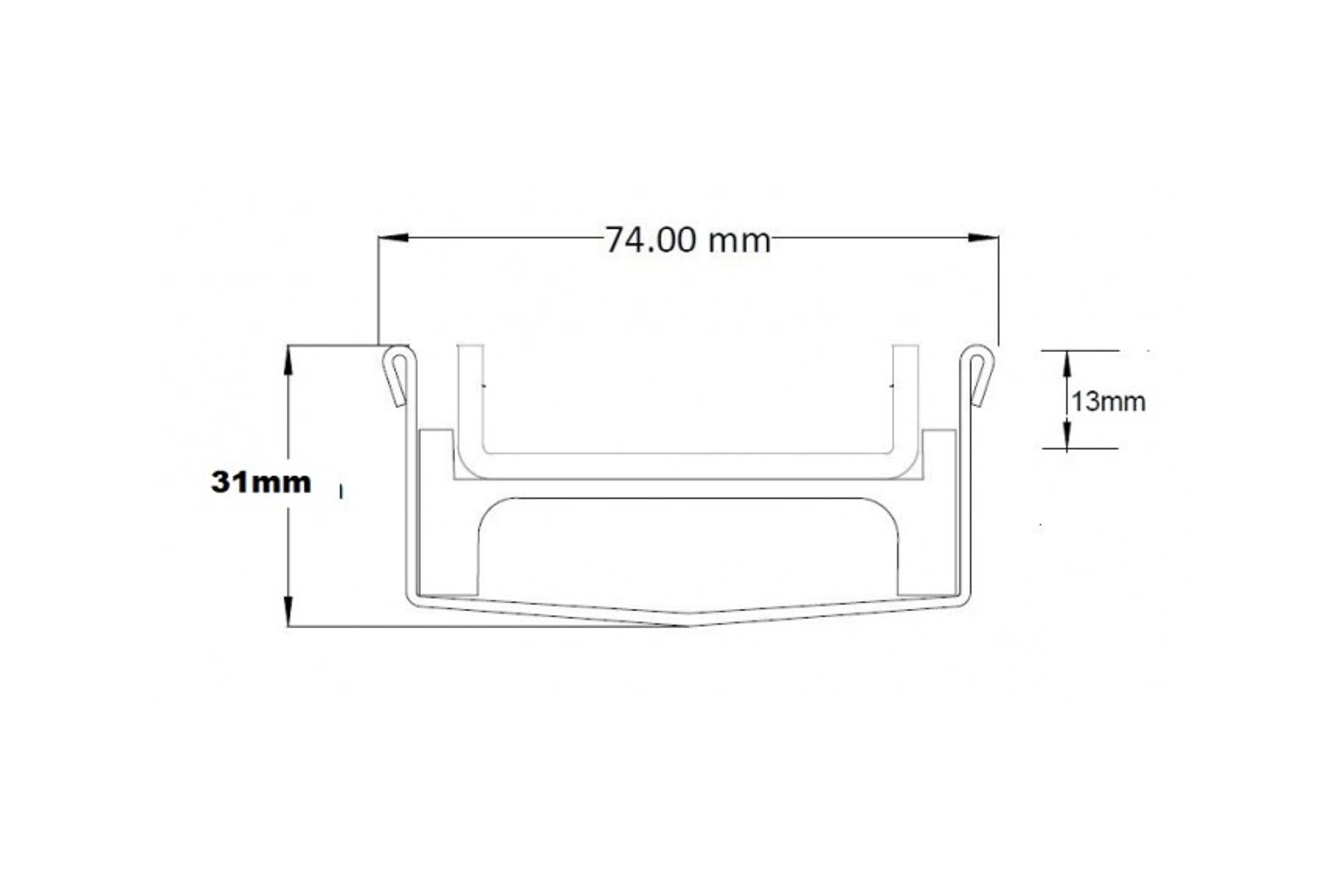 65Tii30MTL Tile Insert Drain