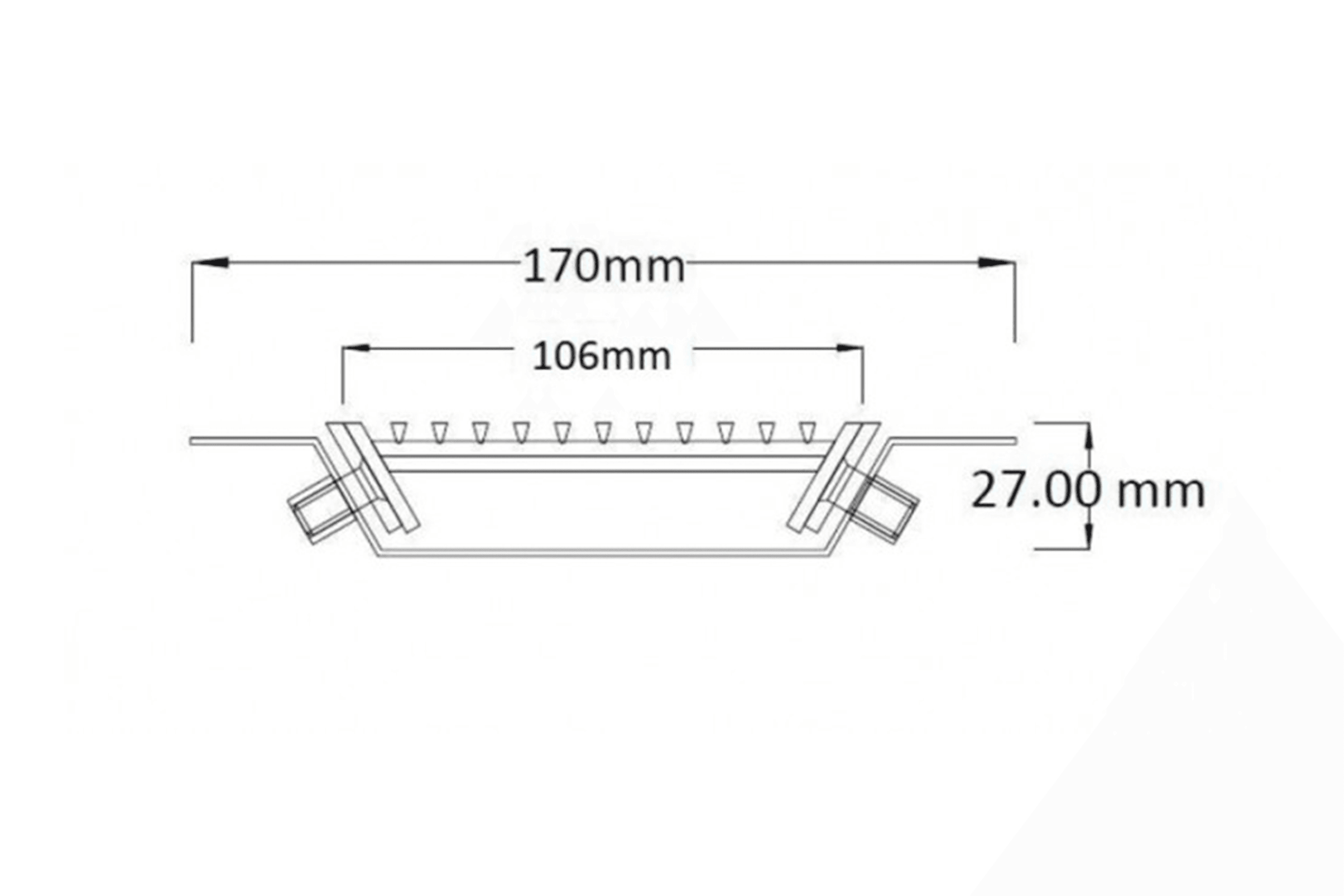 VC100-25 Vinyl Clamp Drainage System