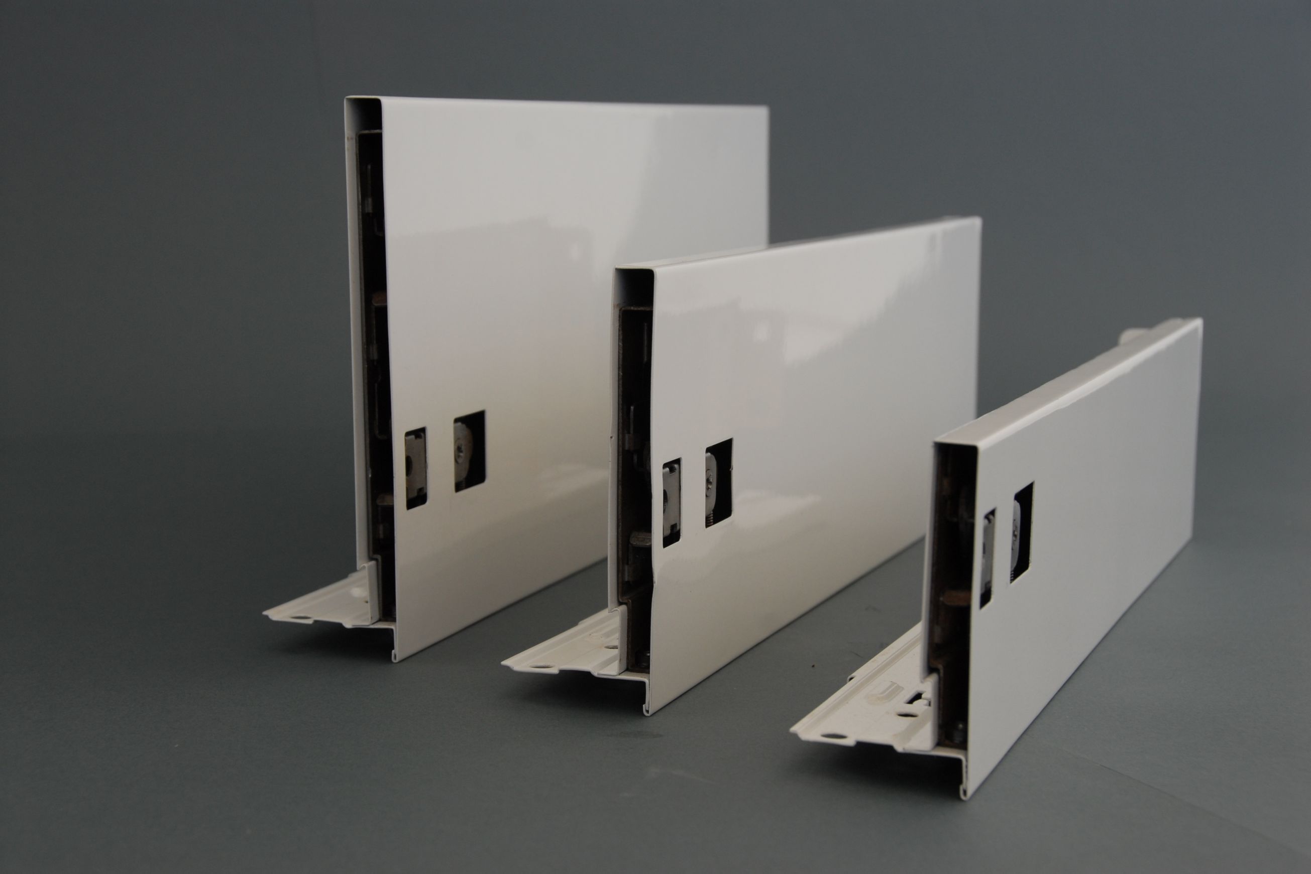 Enko SLIMBOX - Soft Close Drawer System White Screw On