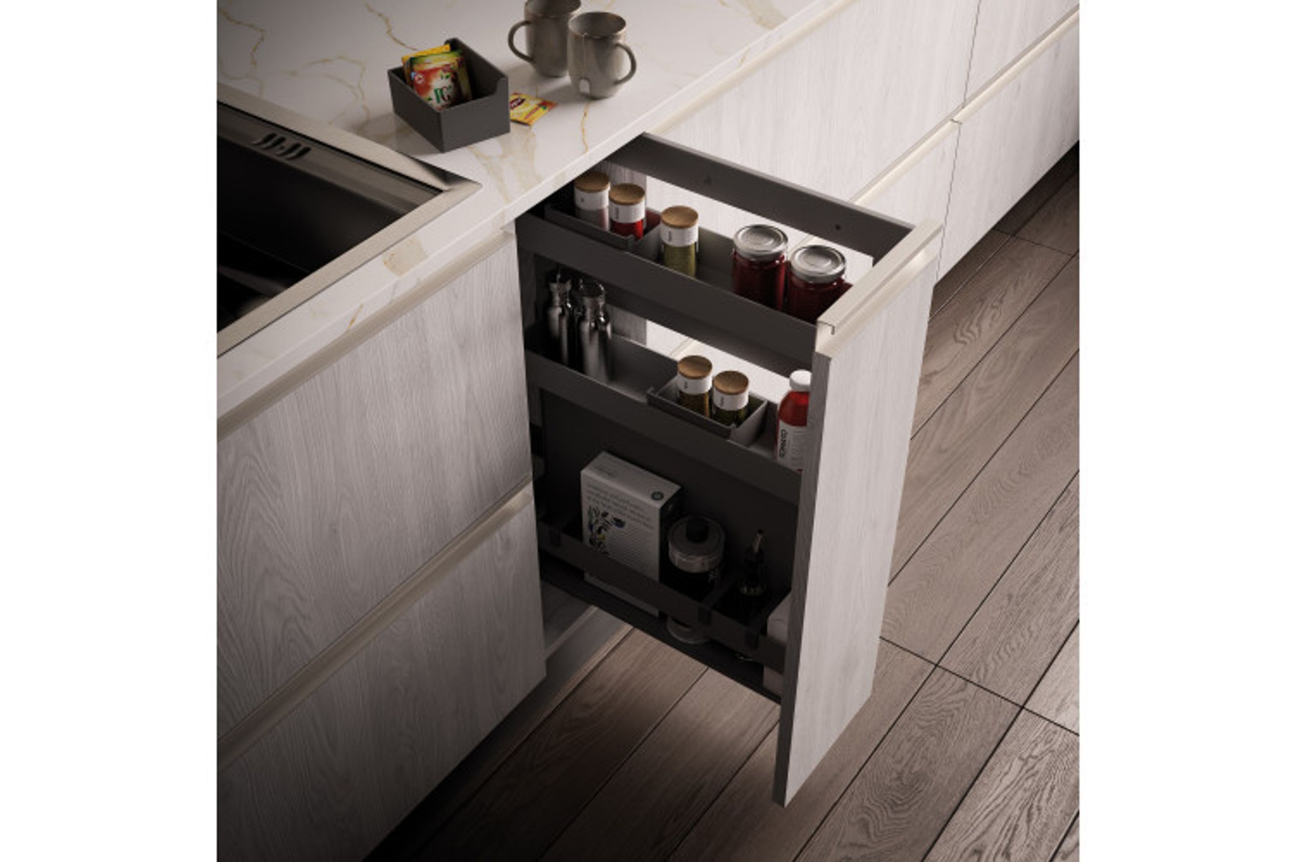 Gollinucci Sous-Chef Slim Kitchen Storage
