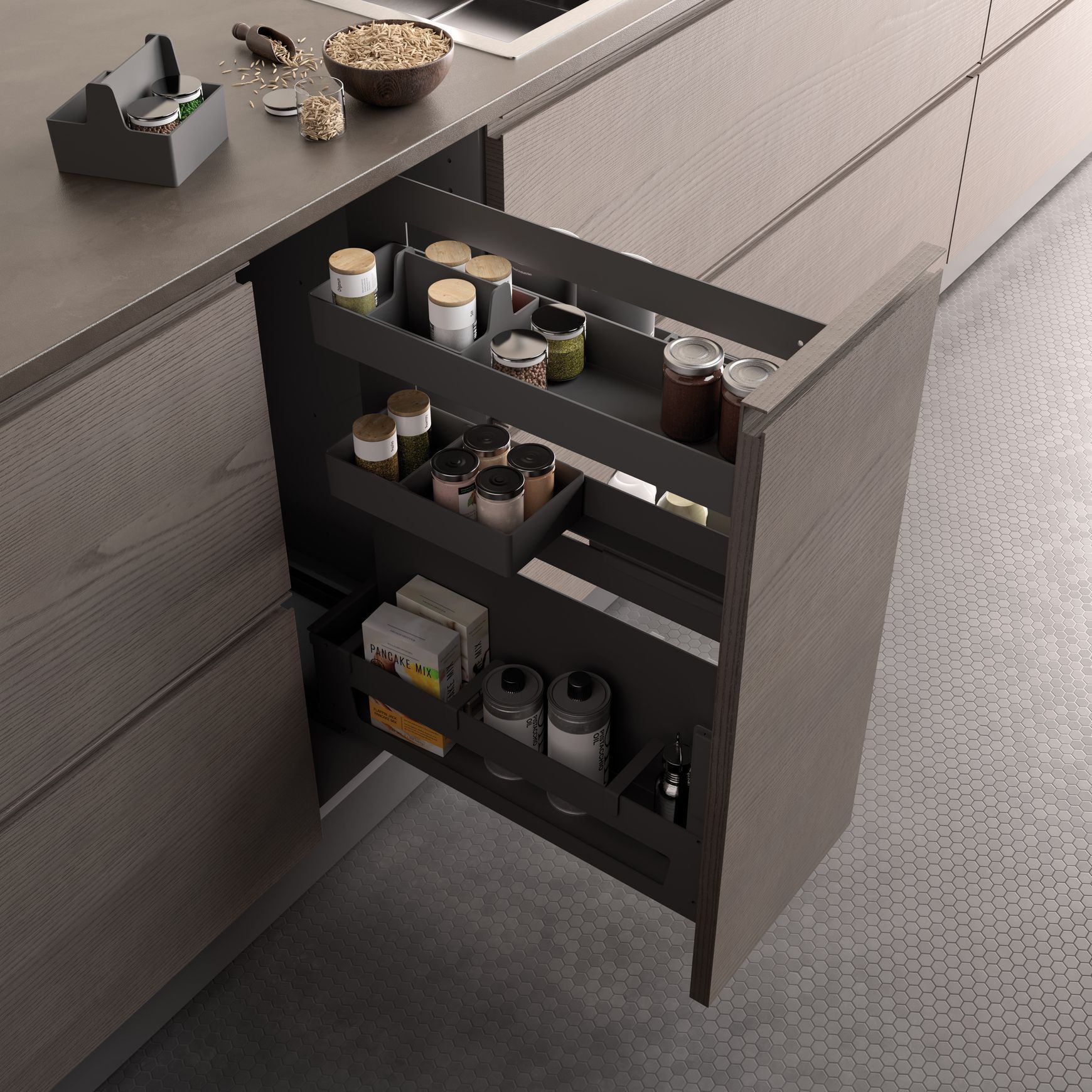 Gollinucci Sous-Chef Kitchen Storage Range