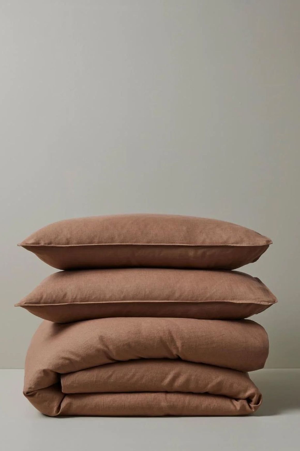 Ravello Linen Quilt Cover - Biscuit | Weave Home Bed Linen
