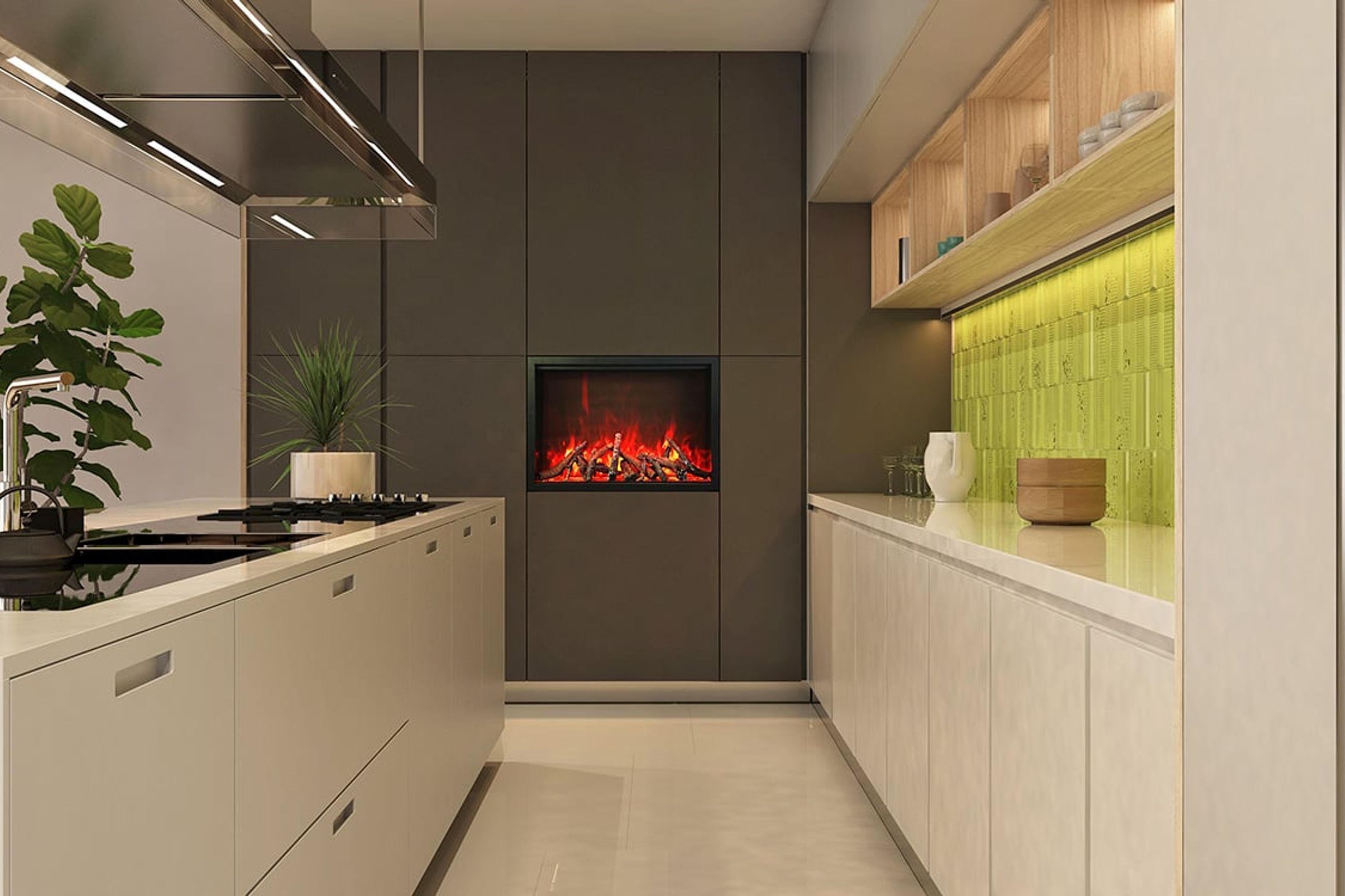 Amantii Traditional Trd44 Electric Fireplace