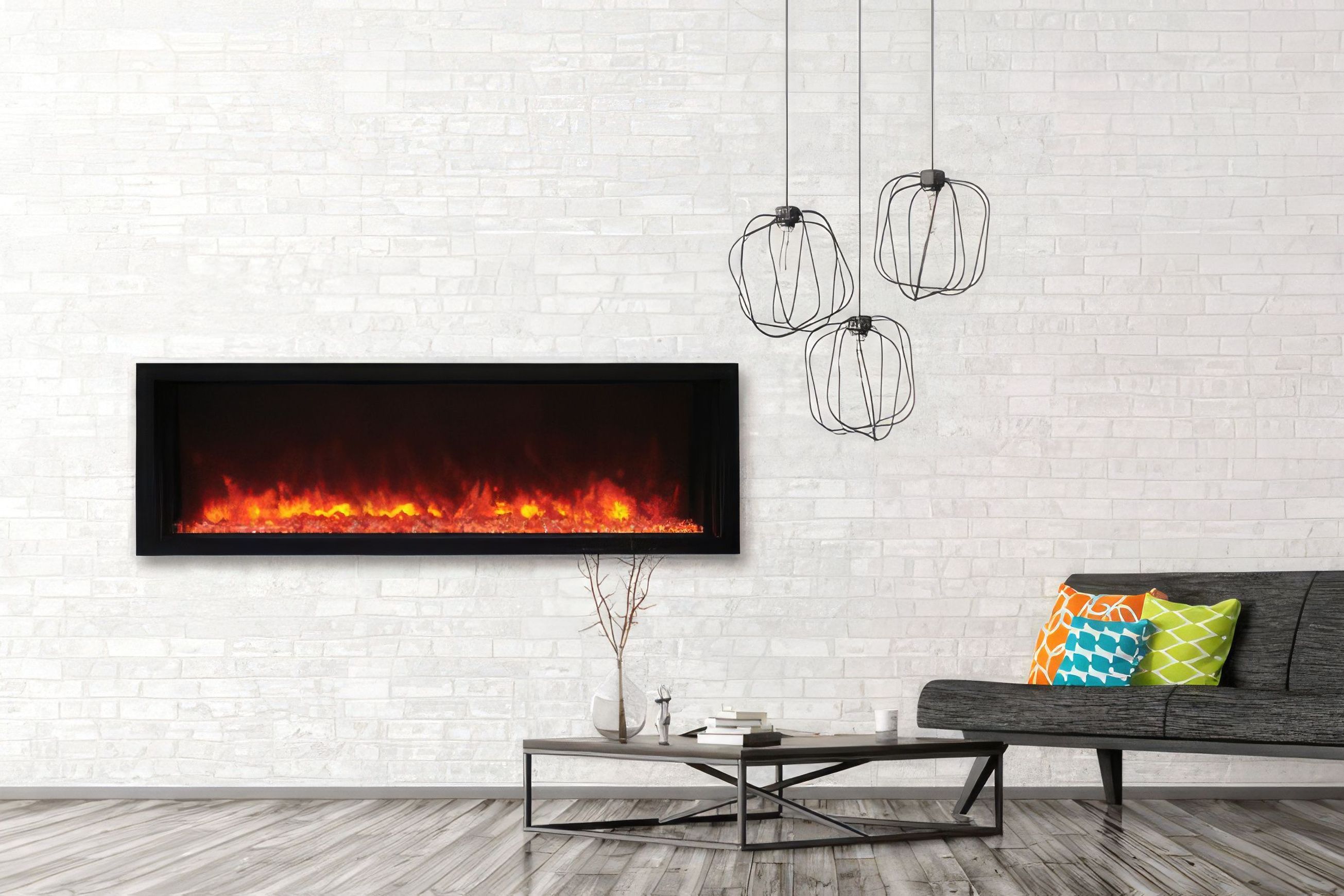 Amantii Bl50 Xtraslim Electric Fireplace