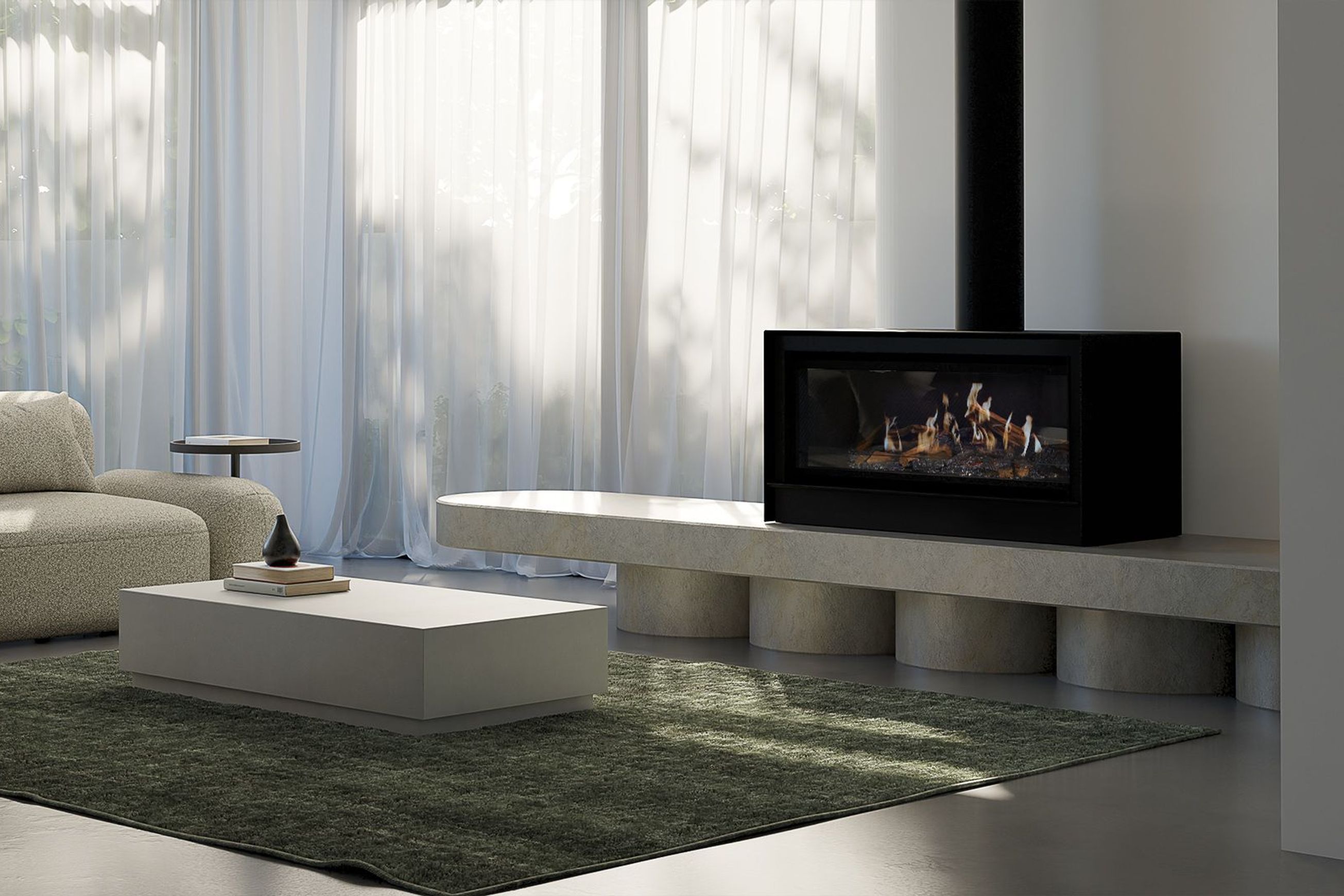 Escea LEFS1000 Freestanding Electric Fireplace