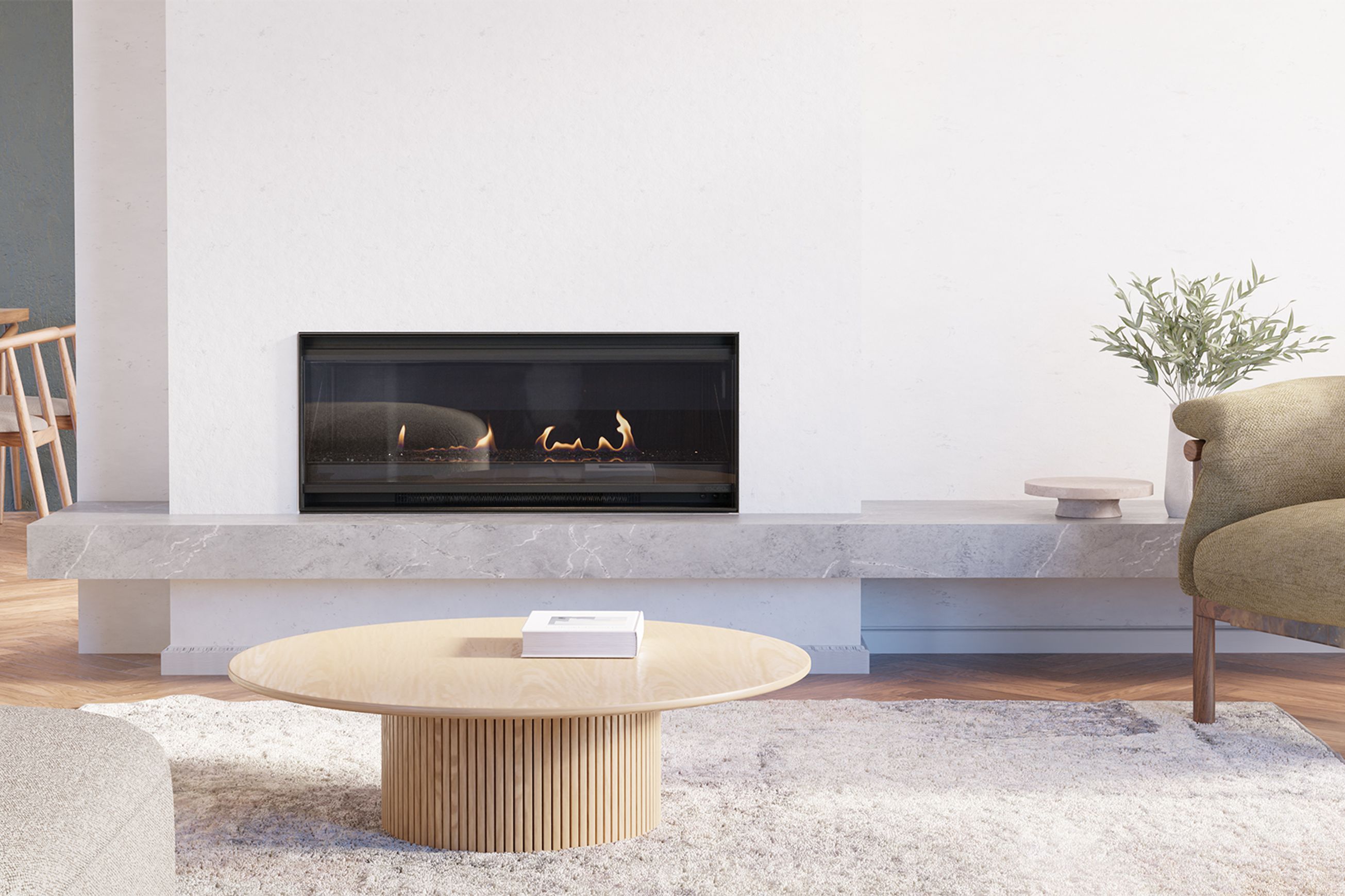 Escea LR1000 Inbuilt Electric Fireplace