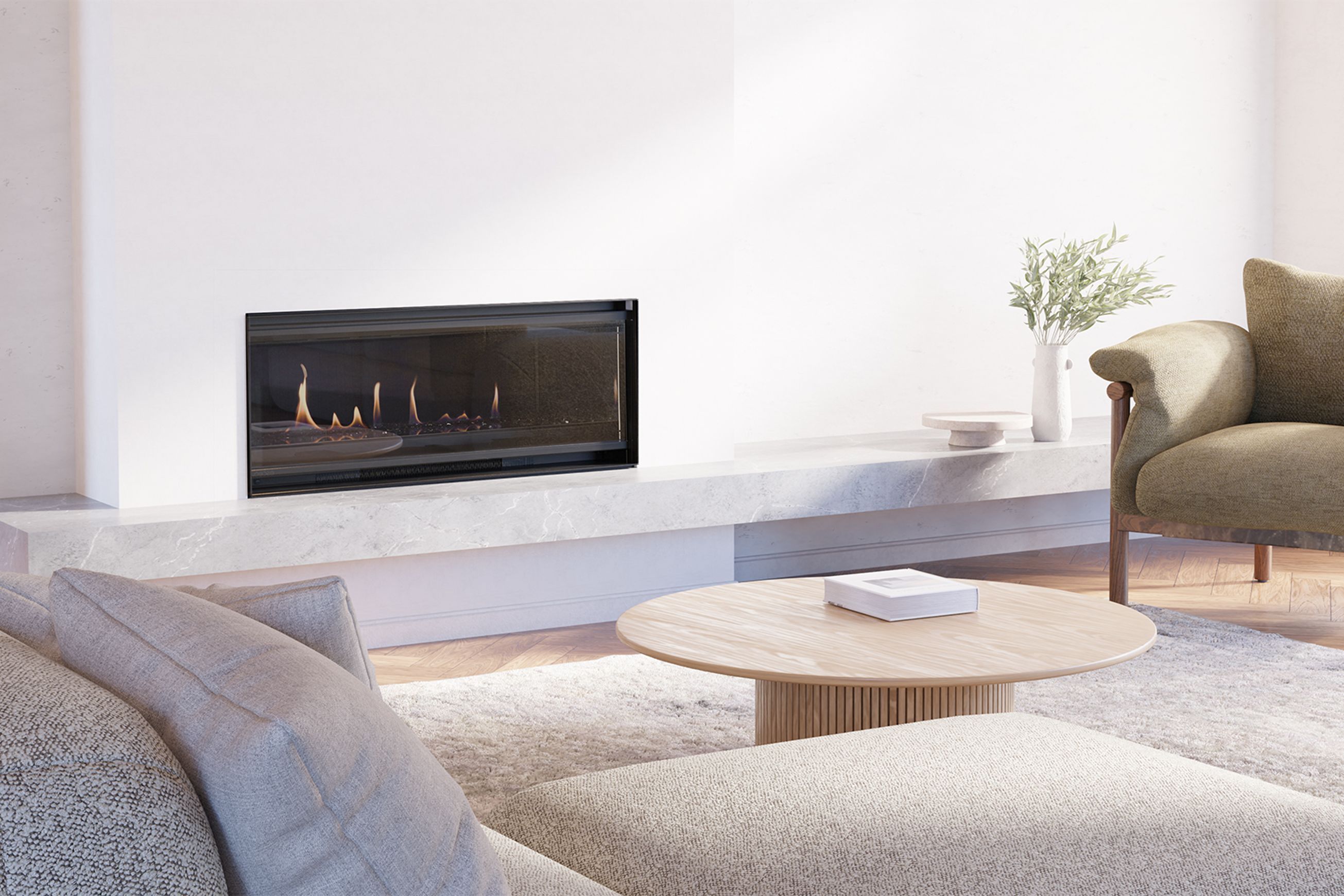 Escea LR1000 Inbuilt Electric Fireplace