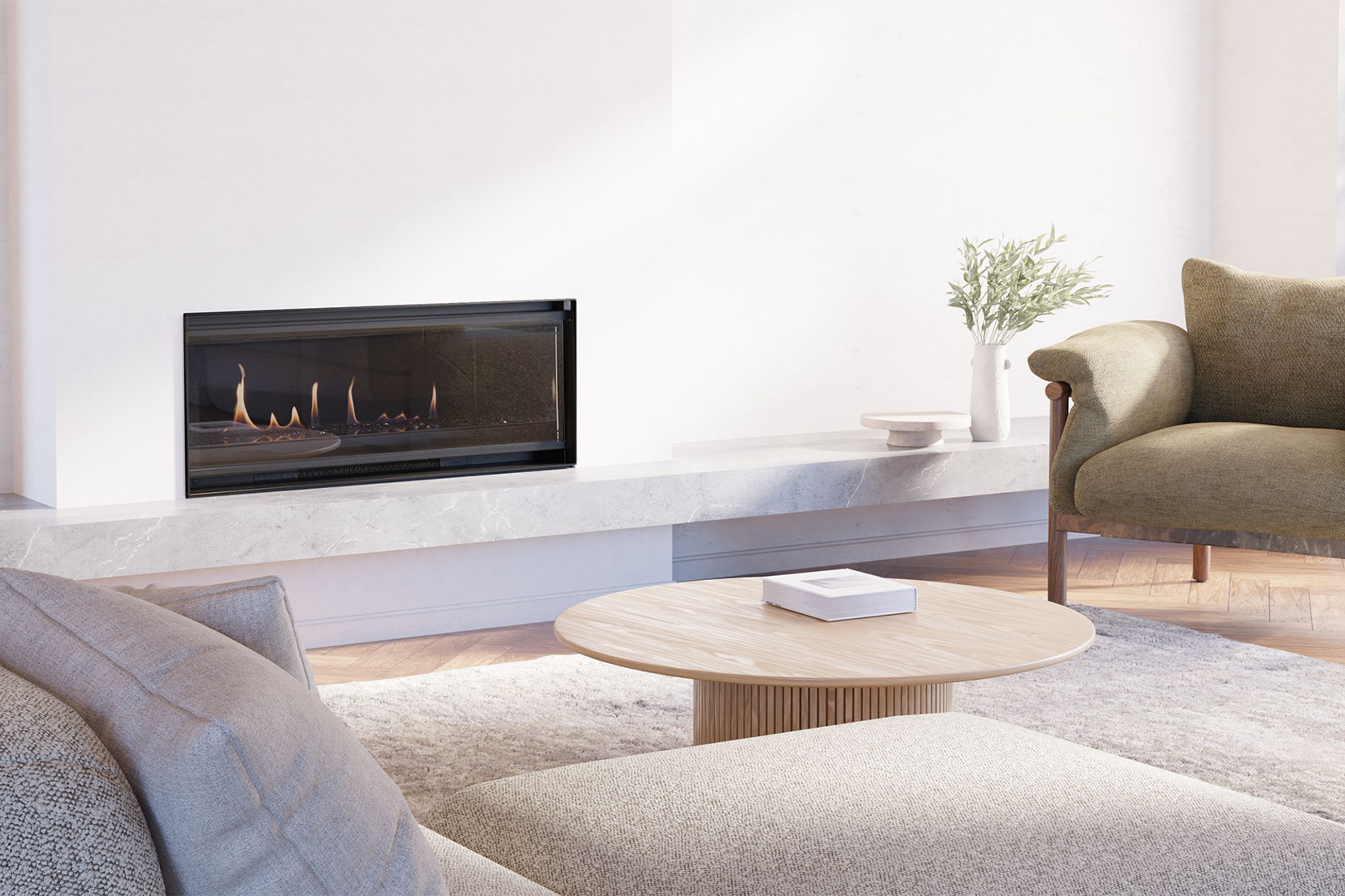 Escea LR1000 Inbuilt Electric Fireplace