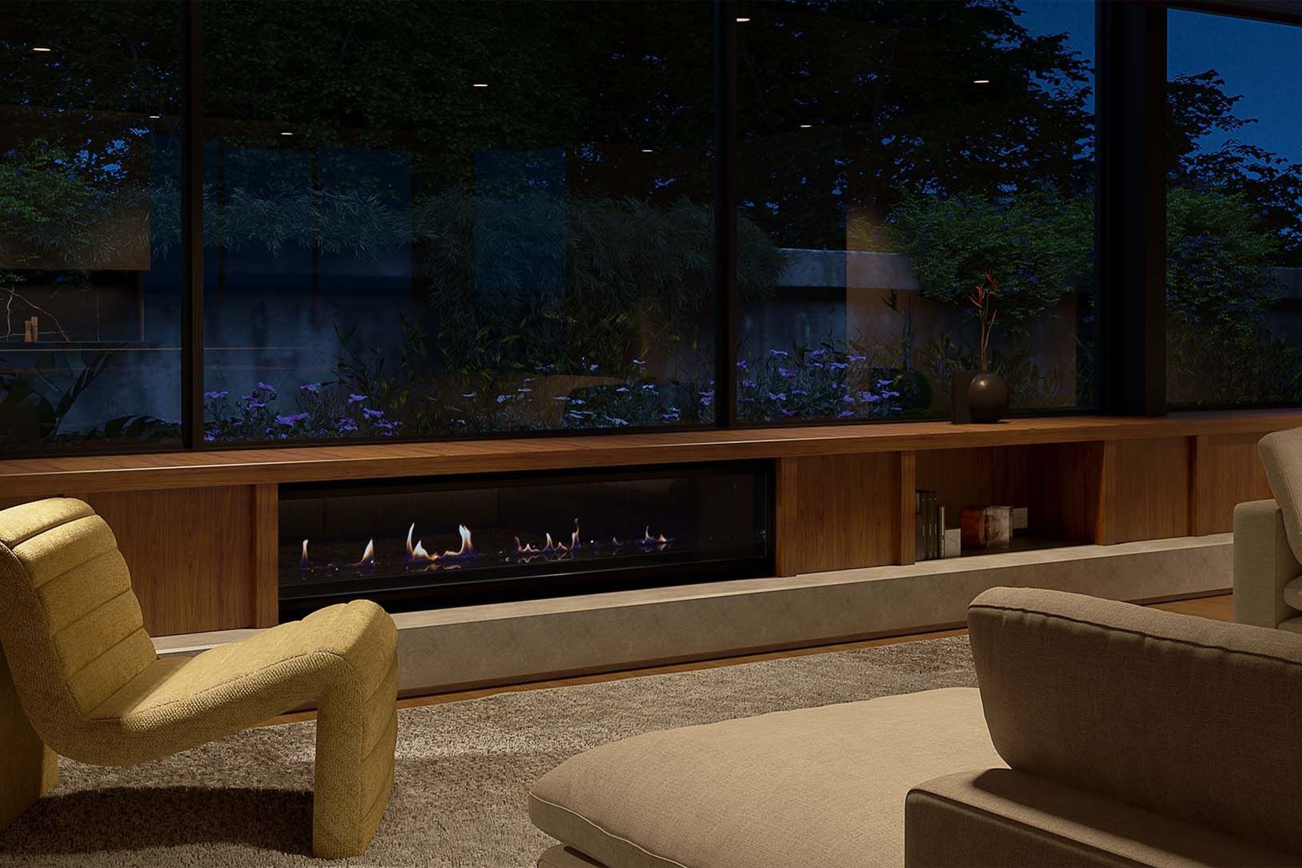 Escea LR1750 Inbuilt Electric Fireplace