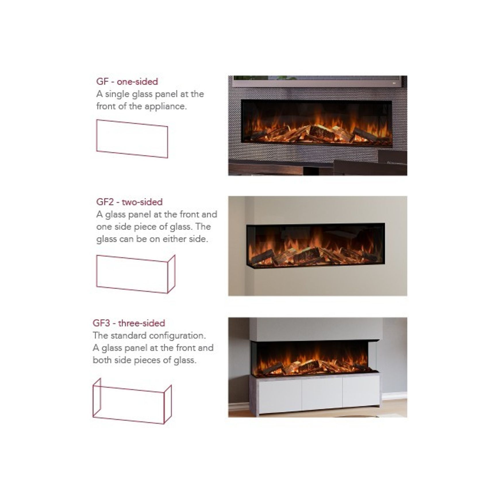 Evonic Volante 800T Black Edition Electric Fireplace