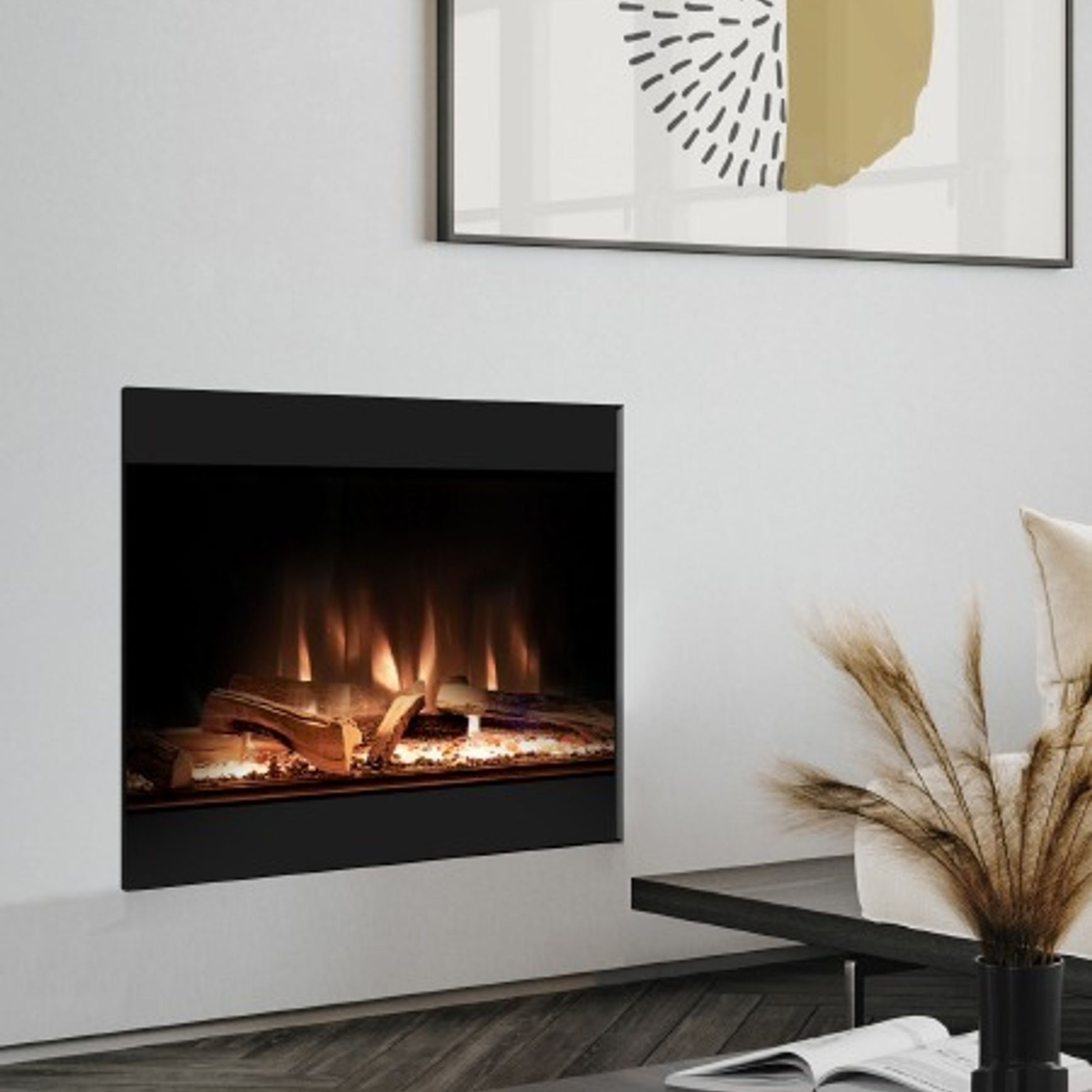 Evonic Volante 800T Black Edition Electric Fireplace