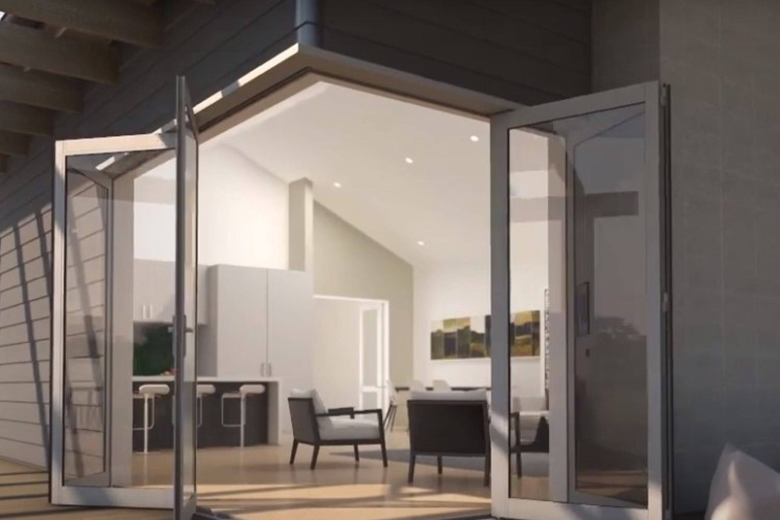 Foldback® Corner Bifold Doors