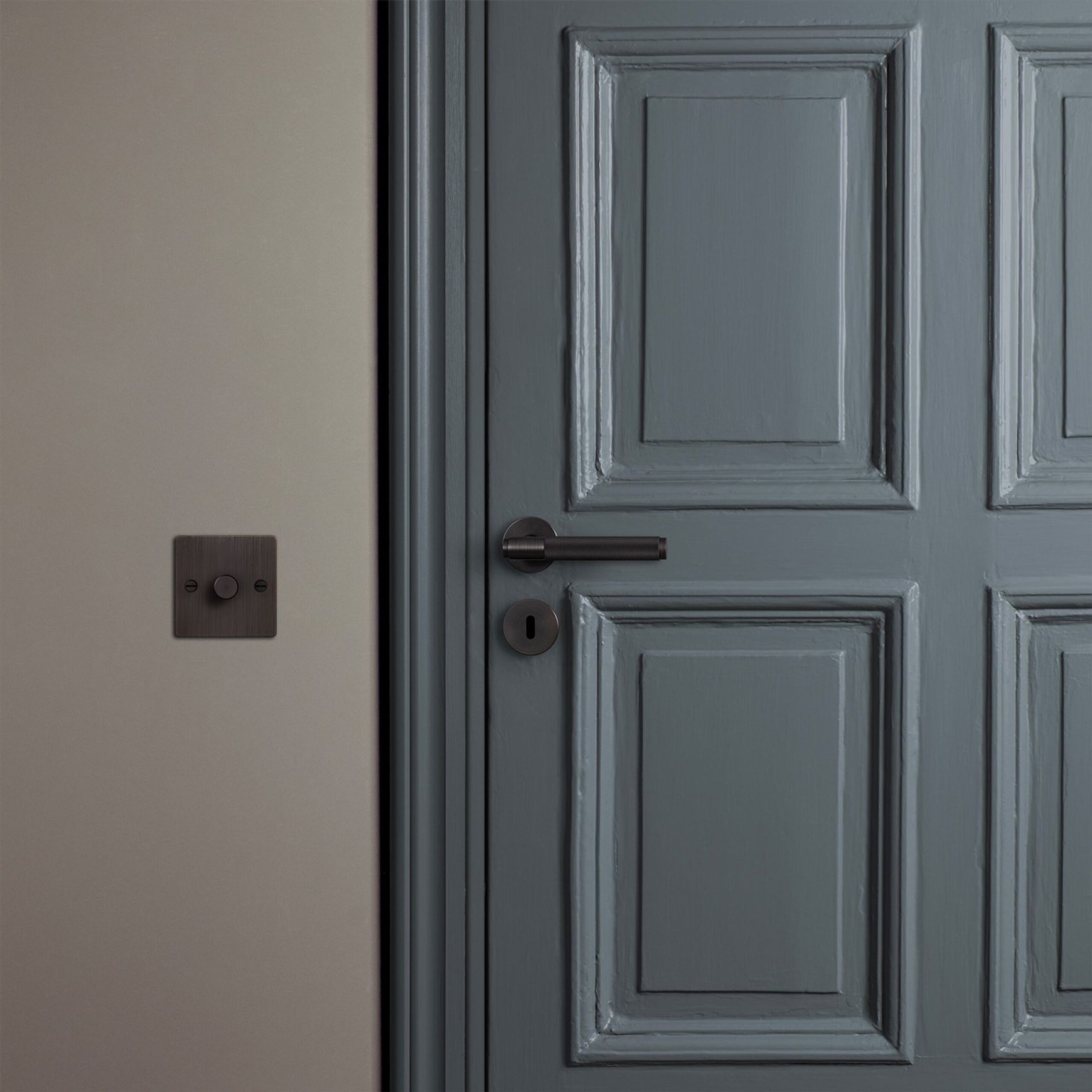 Buster and Punch Escutcheon Plate Traditional Profile