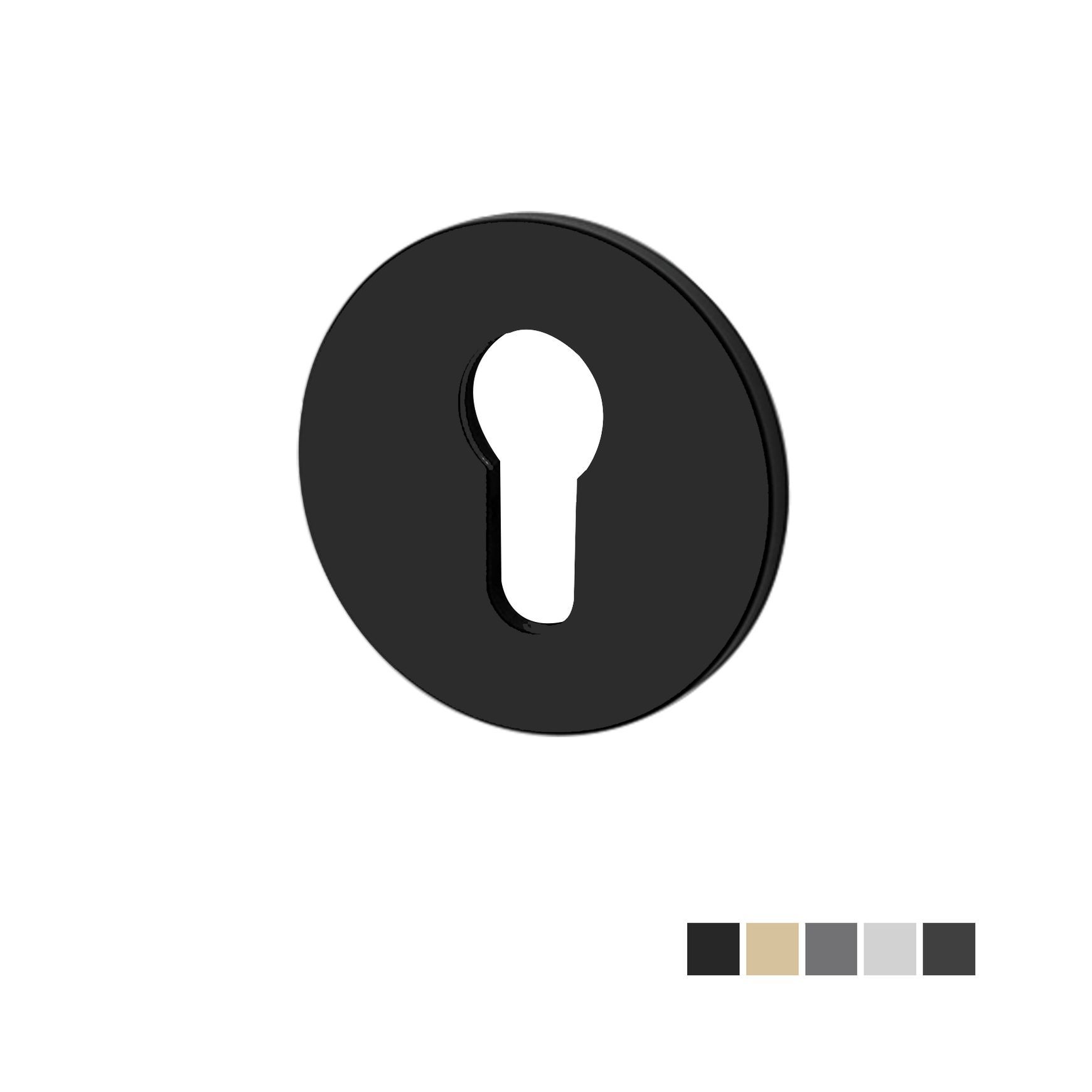 Buster and Punch Escutcheon Plate Euro Profile