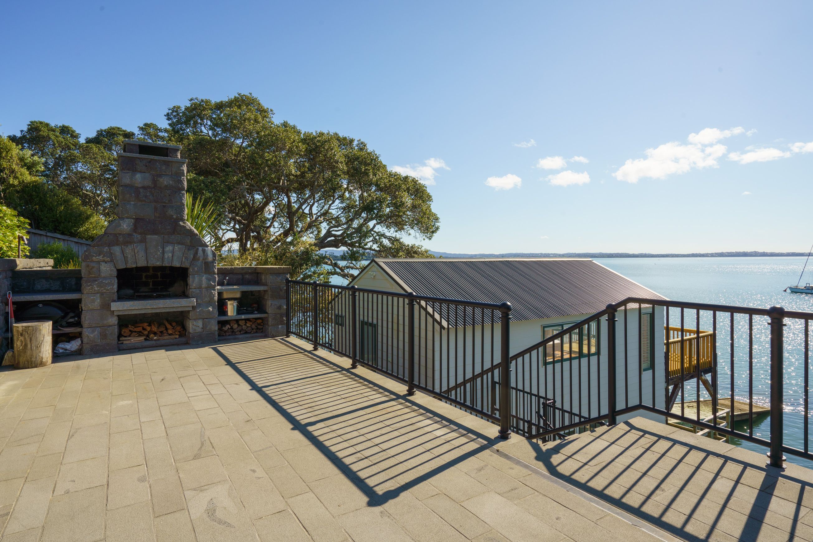 Stone Fireplaces & Chimneys