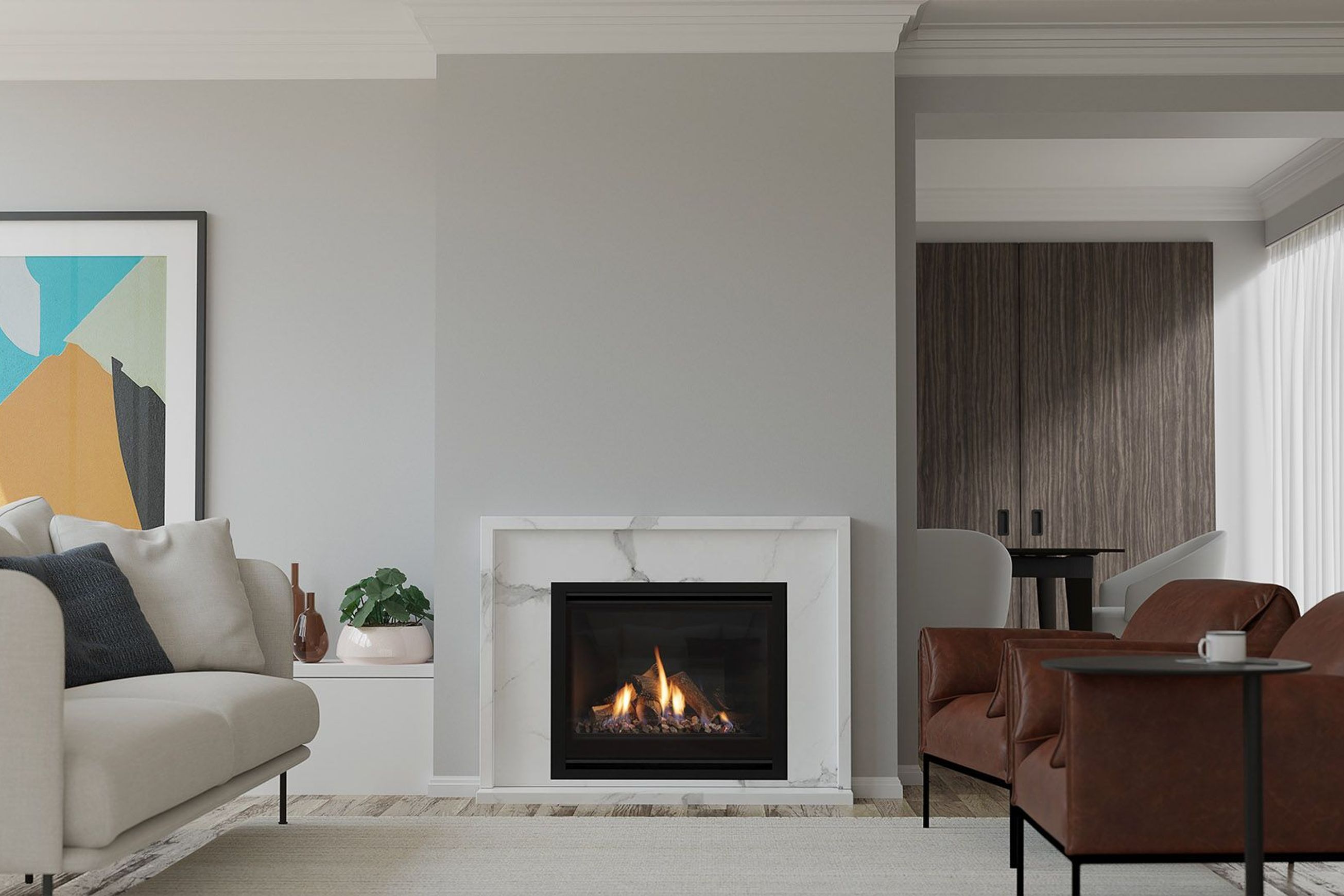 Escea DF700 High Output Gas Fireplace