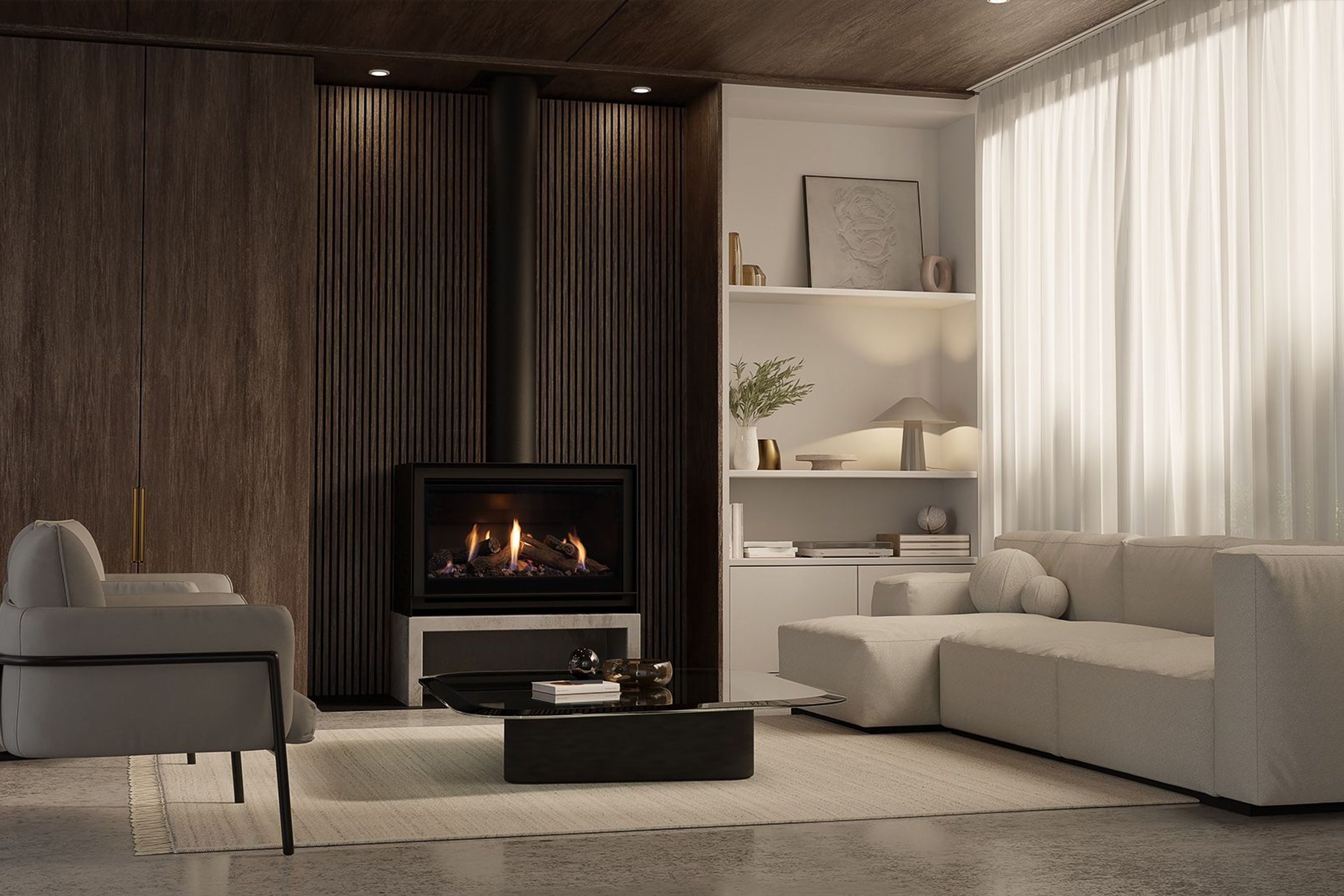 Escea DFS940 Freestanding Gas Fireplace