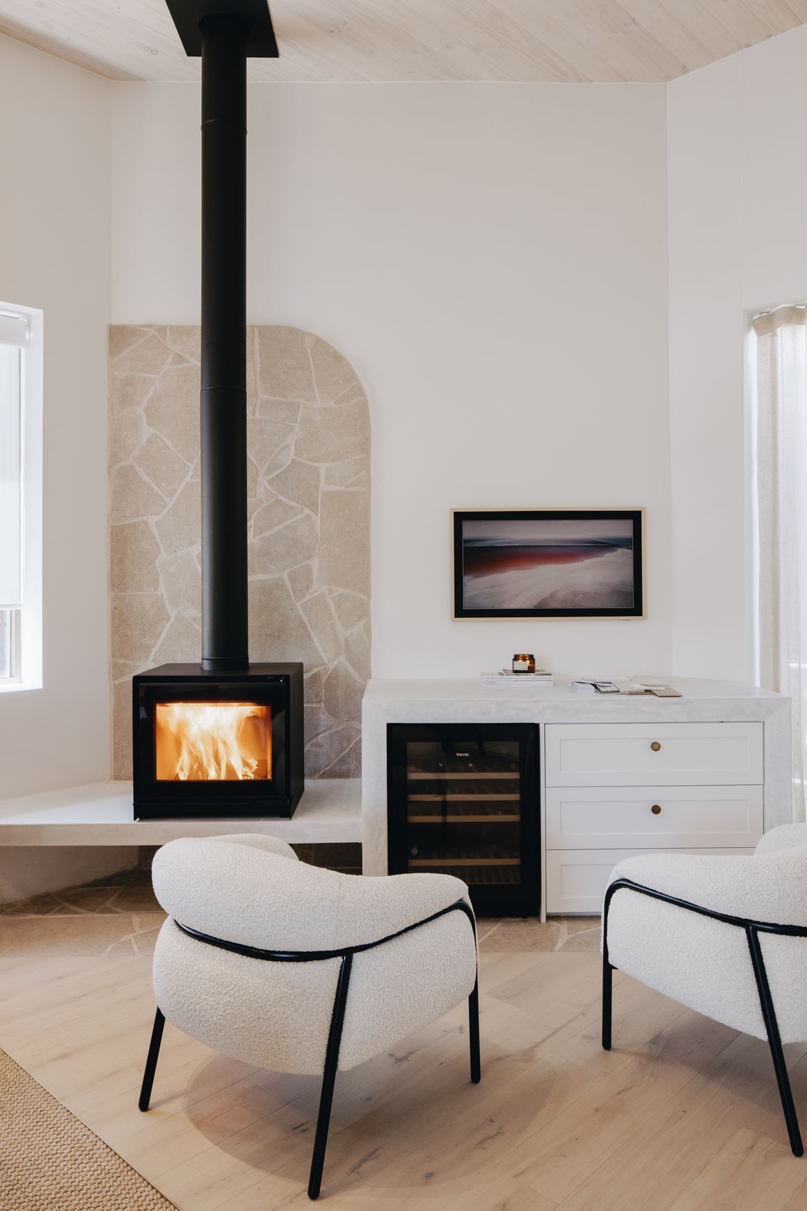 Escea TFS650 Freestanding Wood Fireplace