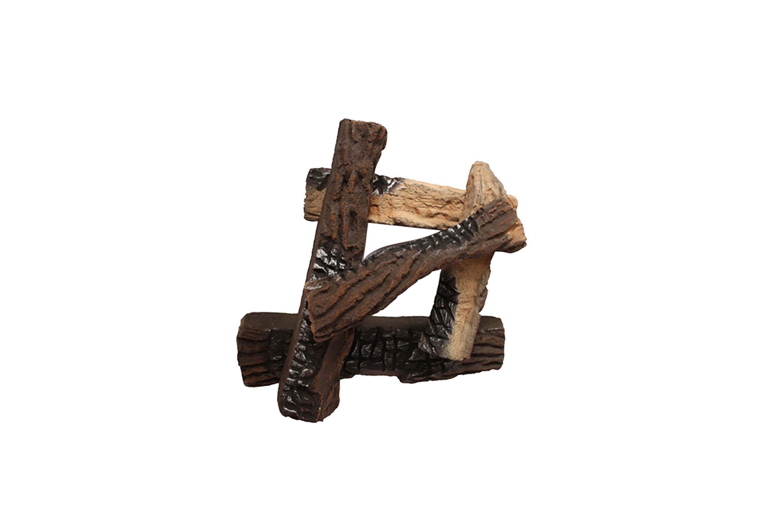 Naked Flame 5 Piece Decorative Fireplace Logs