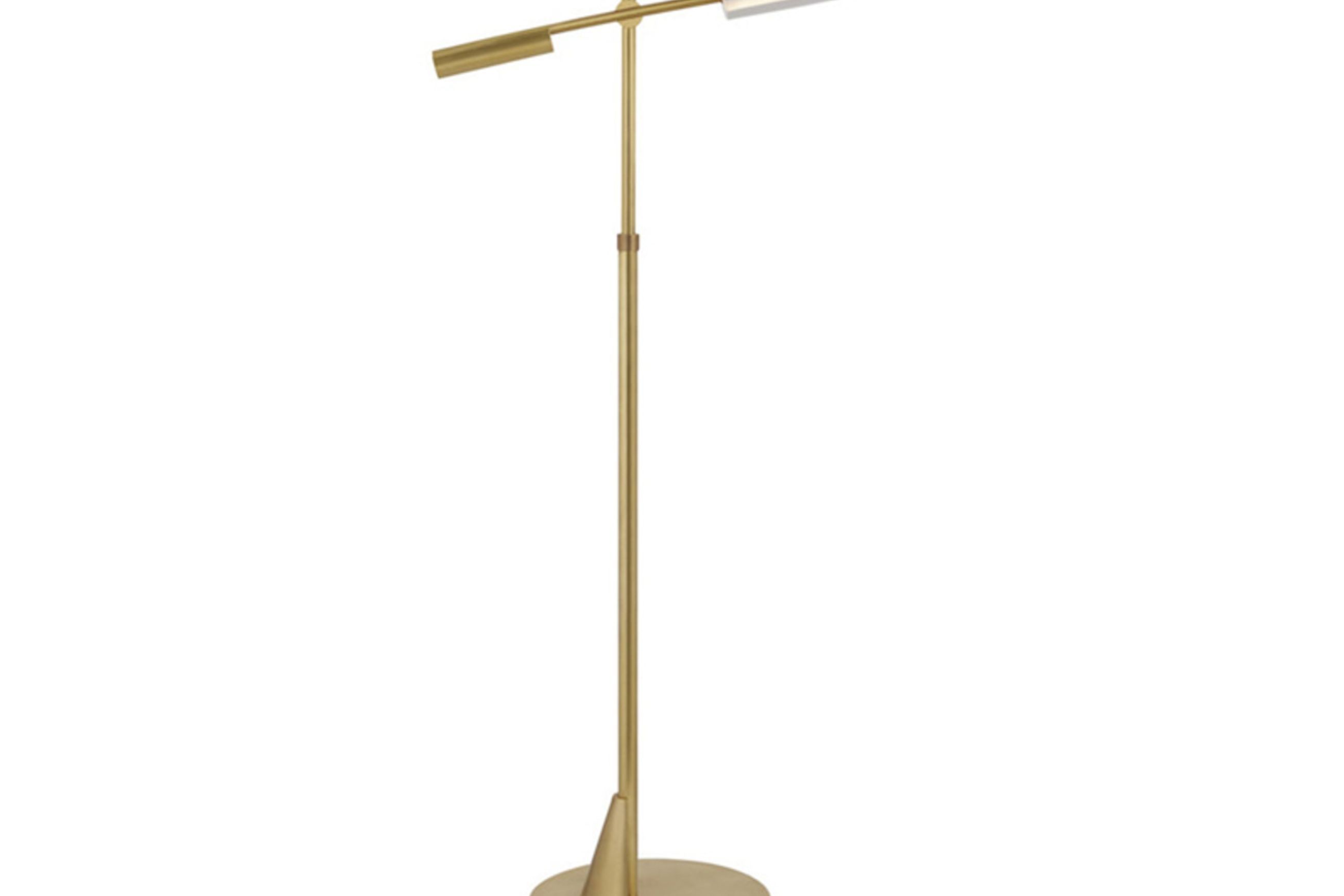 Daley Adjustable Floor Lamp – Brass