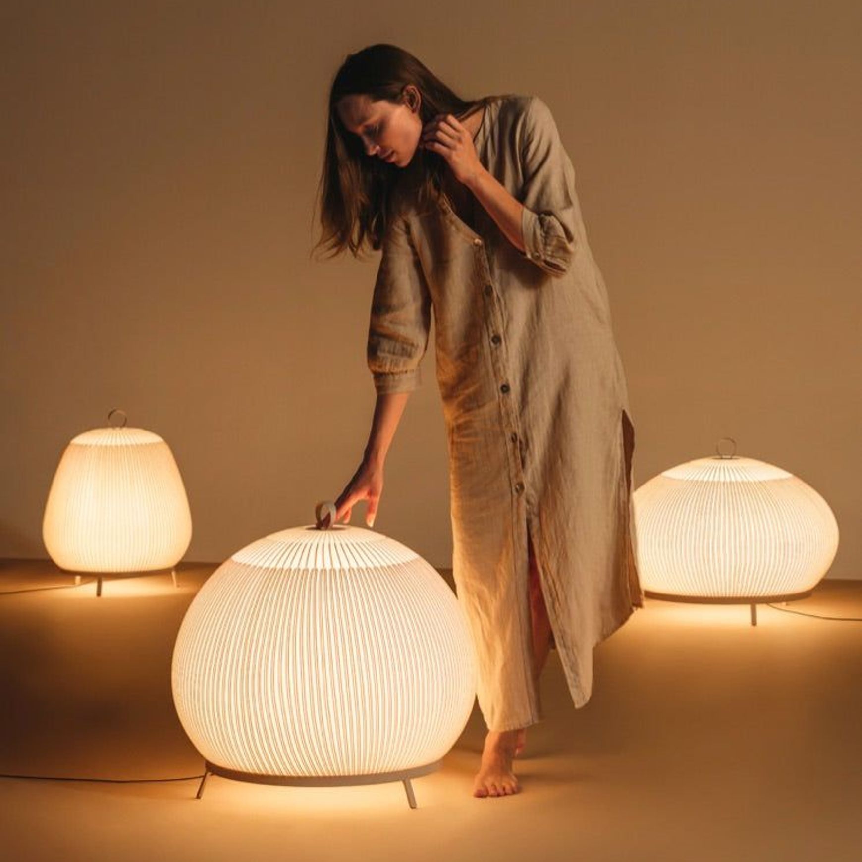Knit Floor Lamp