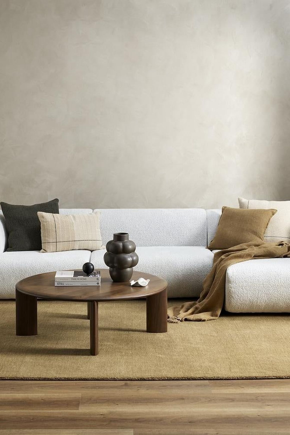 Baya Sandringham 100% NZ Wool Rug - Fenugreek