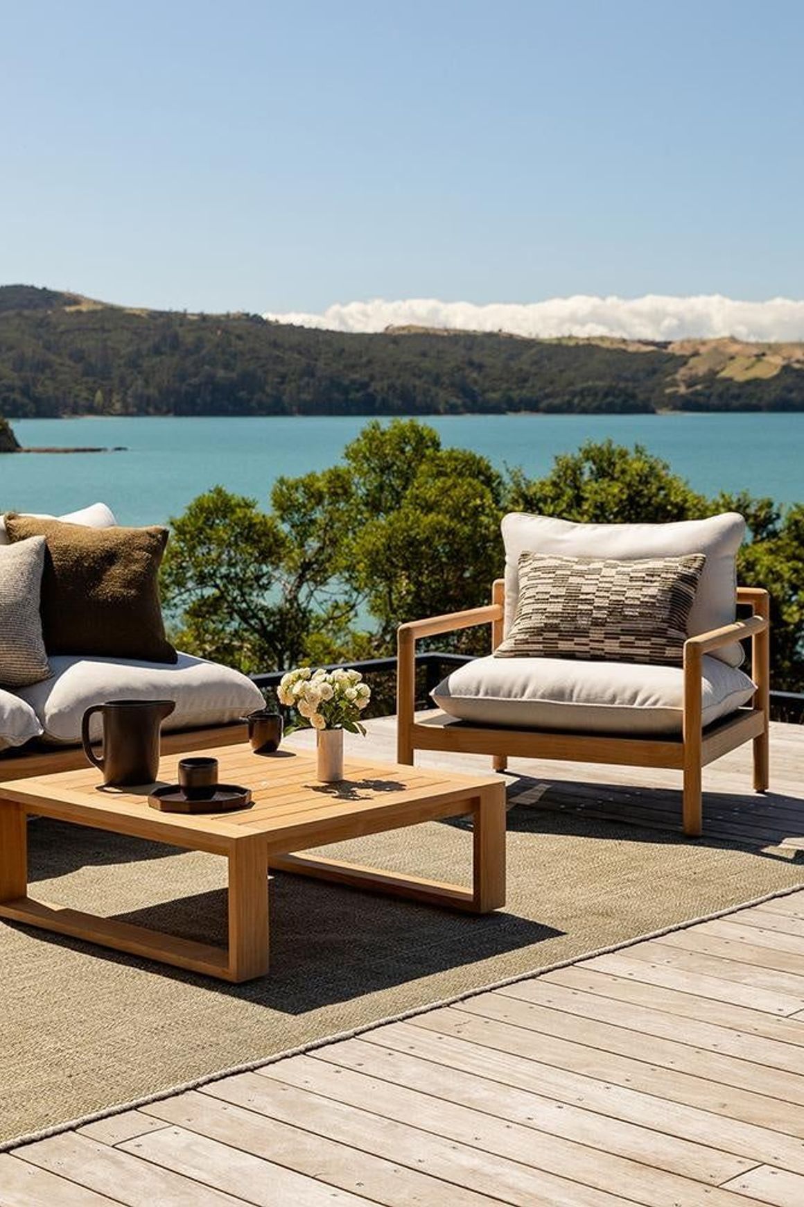 Baya Lonsdale Floor Rug - Olive | Indoor or Outdoor