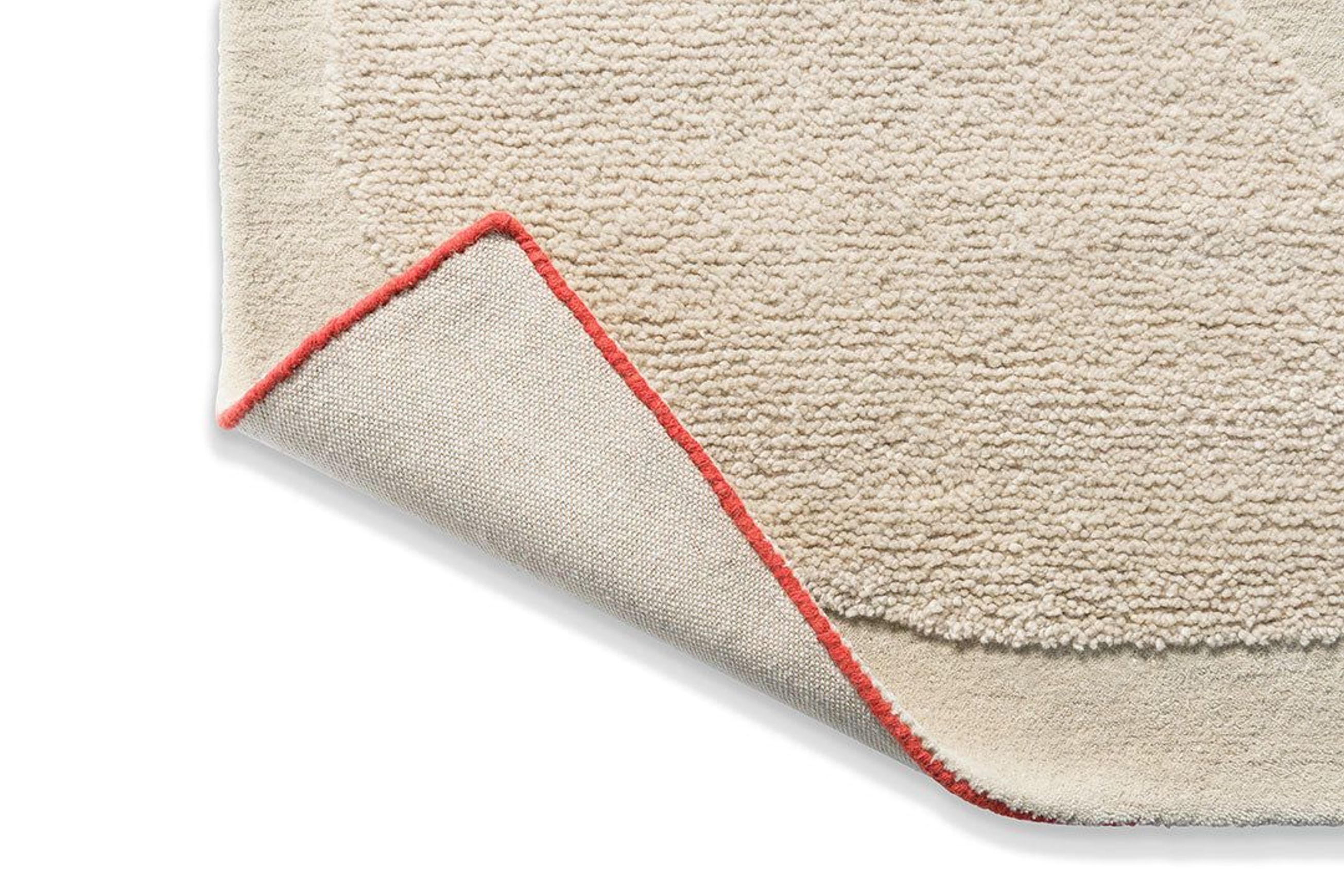 Orla Kiely Solid Stem Rug - Ecru | 100% Wool Designer Floor Rug
