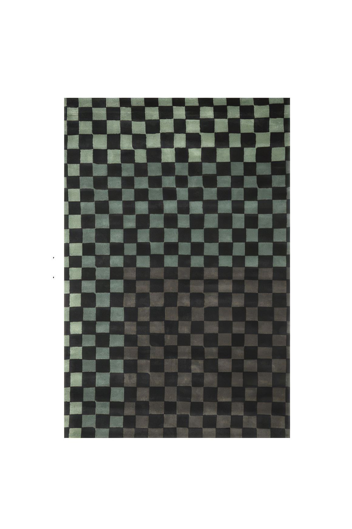 Checkmate Green l Hand Tufted Rugs
