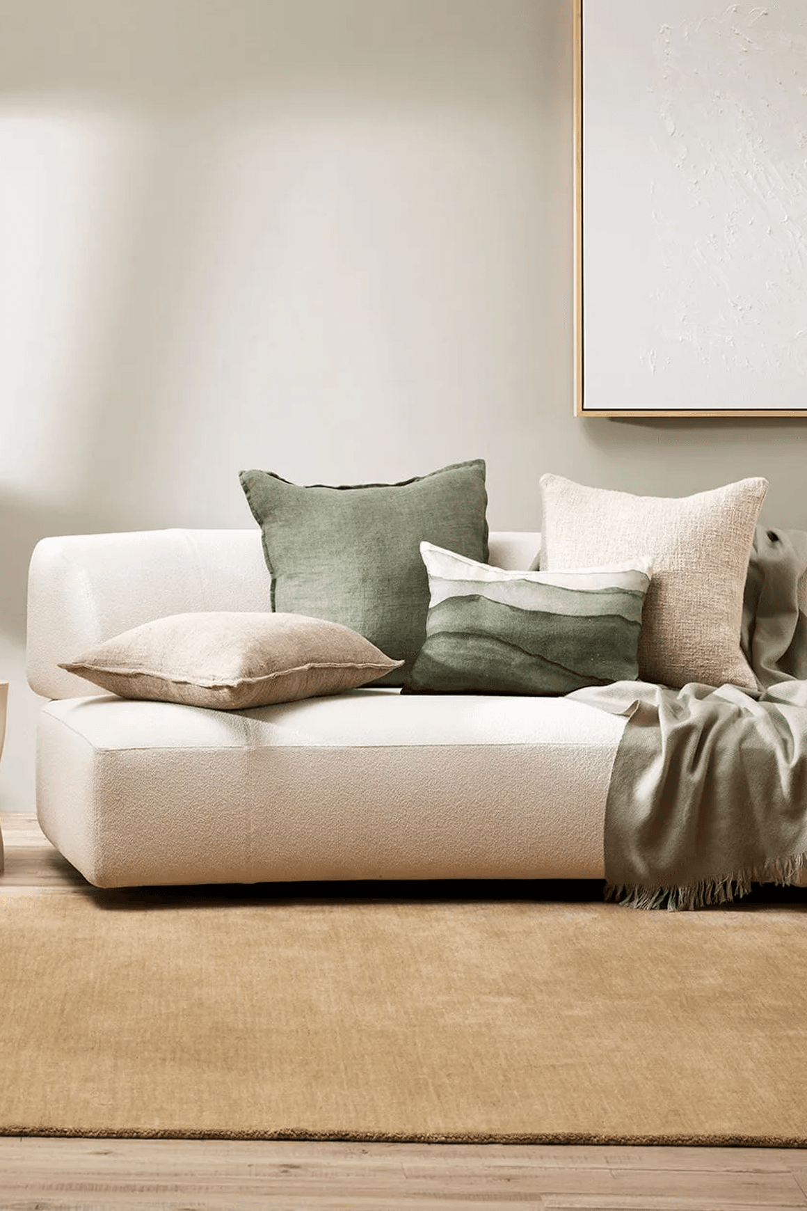 Baya Sandringham 100% NZ Wool Rug - Putty