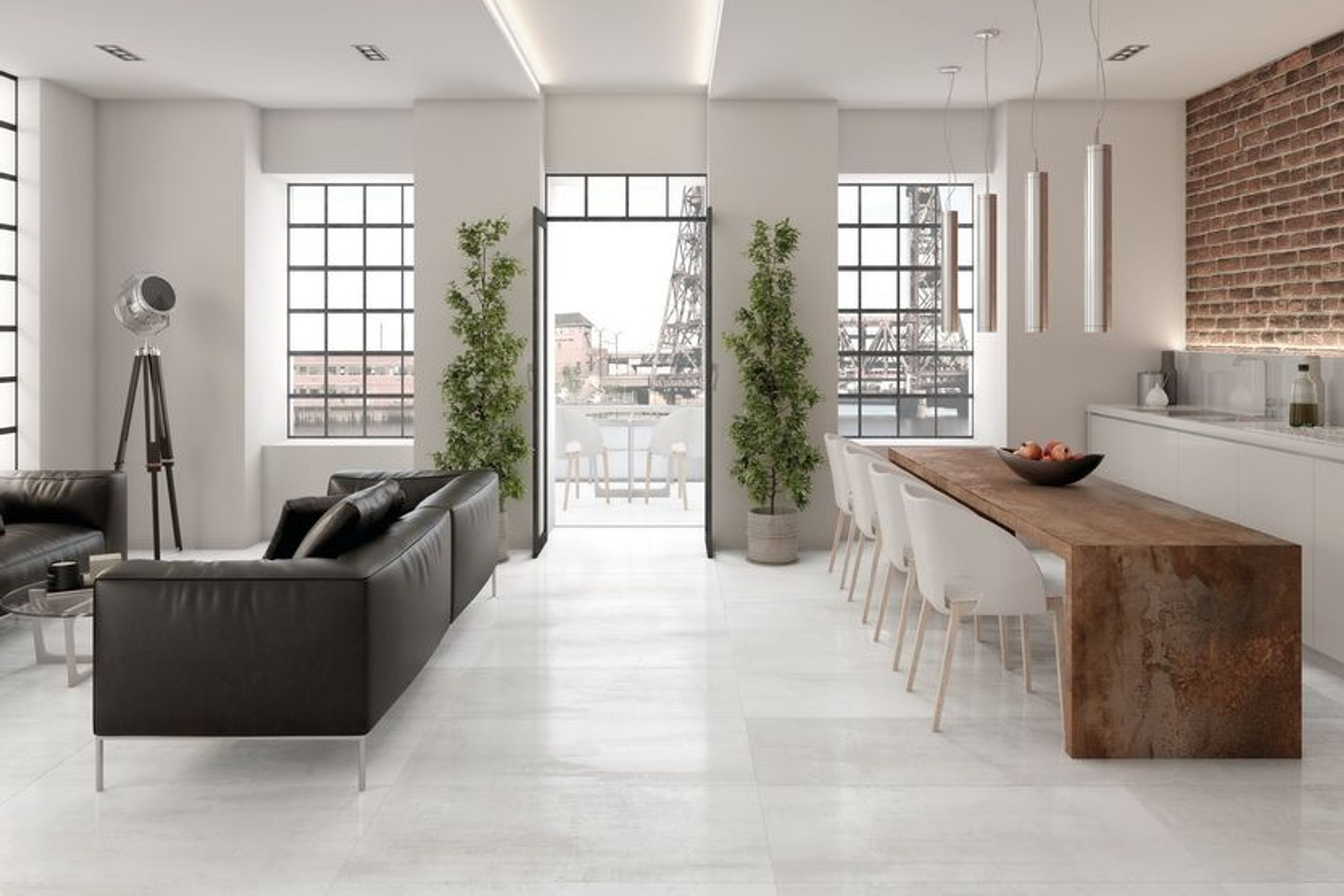 Corten Blanco Lappato Floor & Wall Tiles