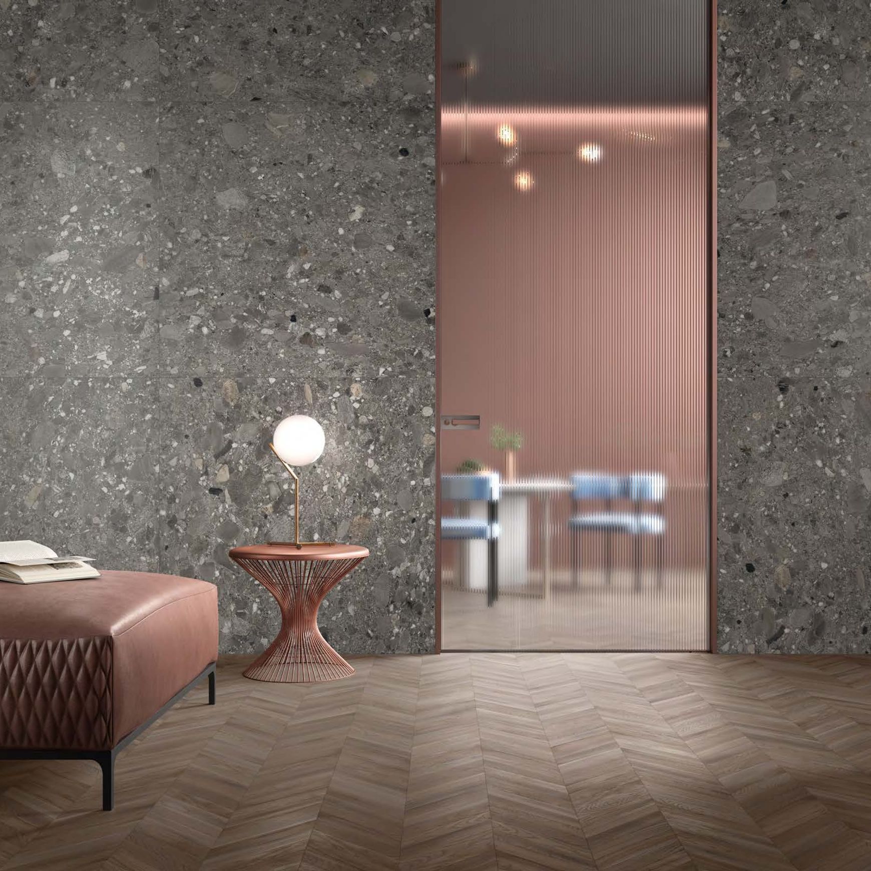 Ceppo Nero Stone Look Porcelain Tiles