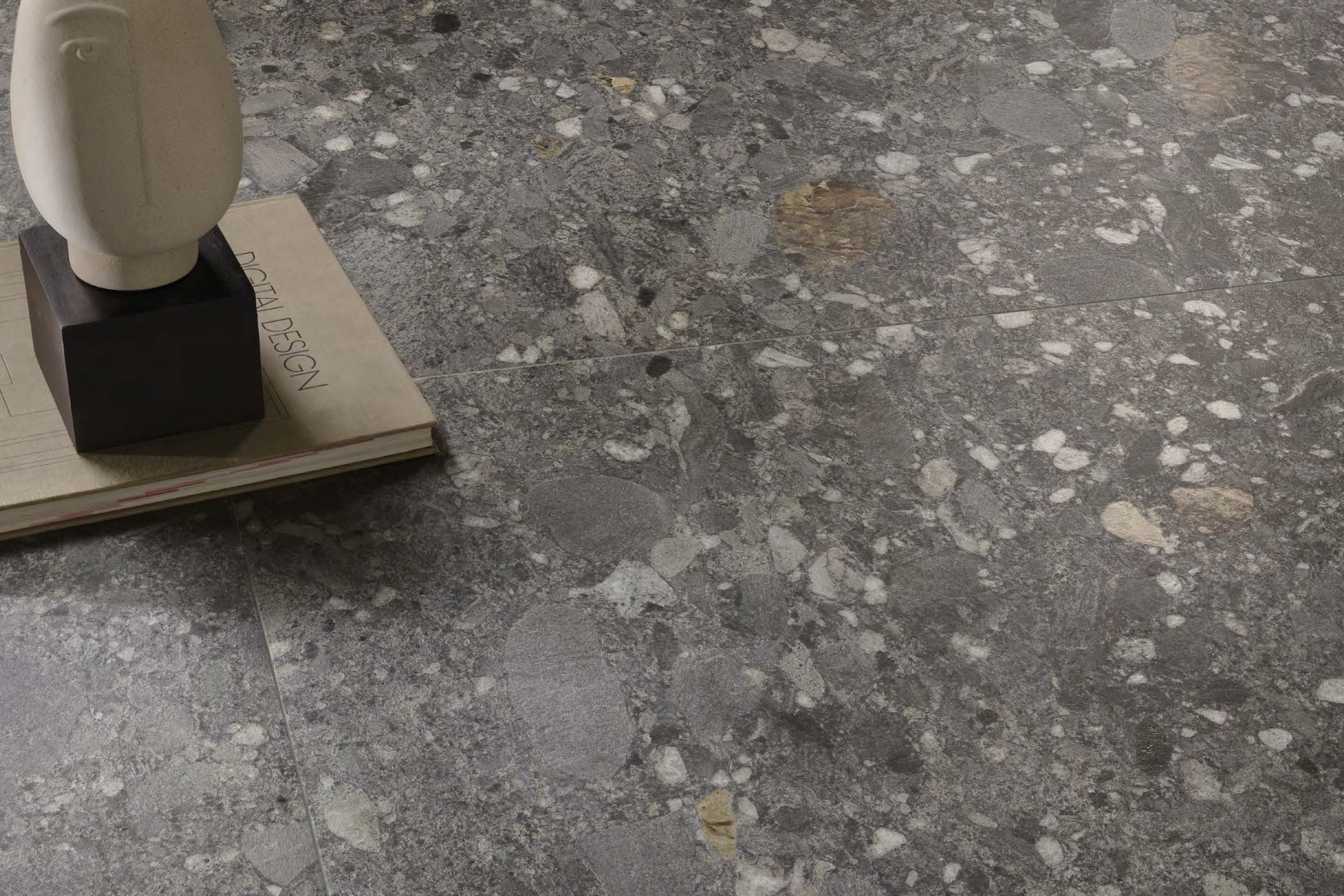 Ceppo Nero Stone Look Porcelain Tiles