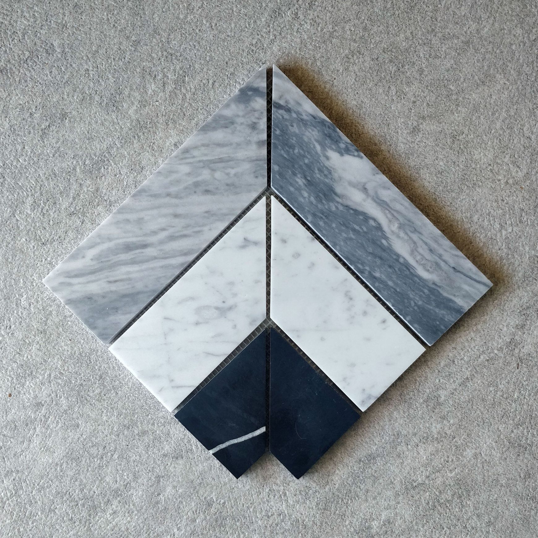 Art Deco Marble Mosaic