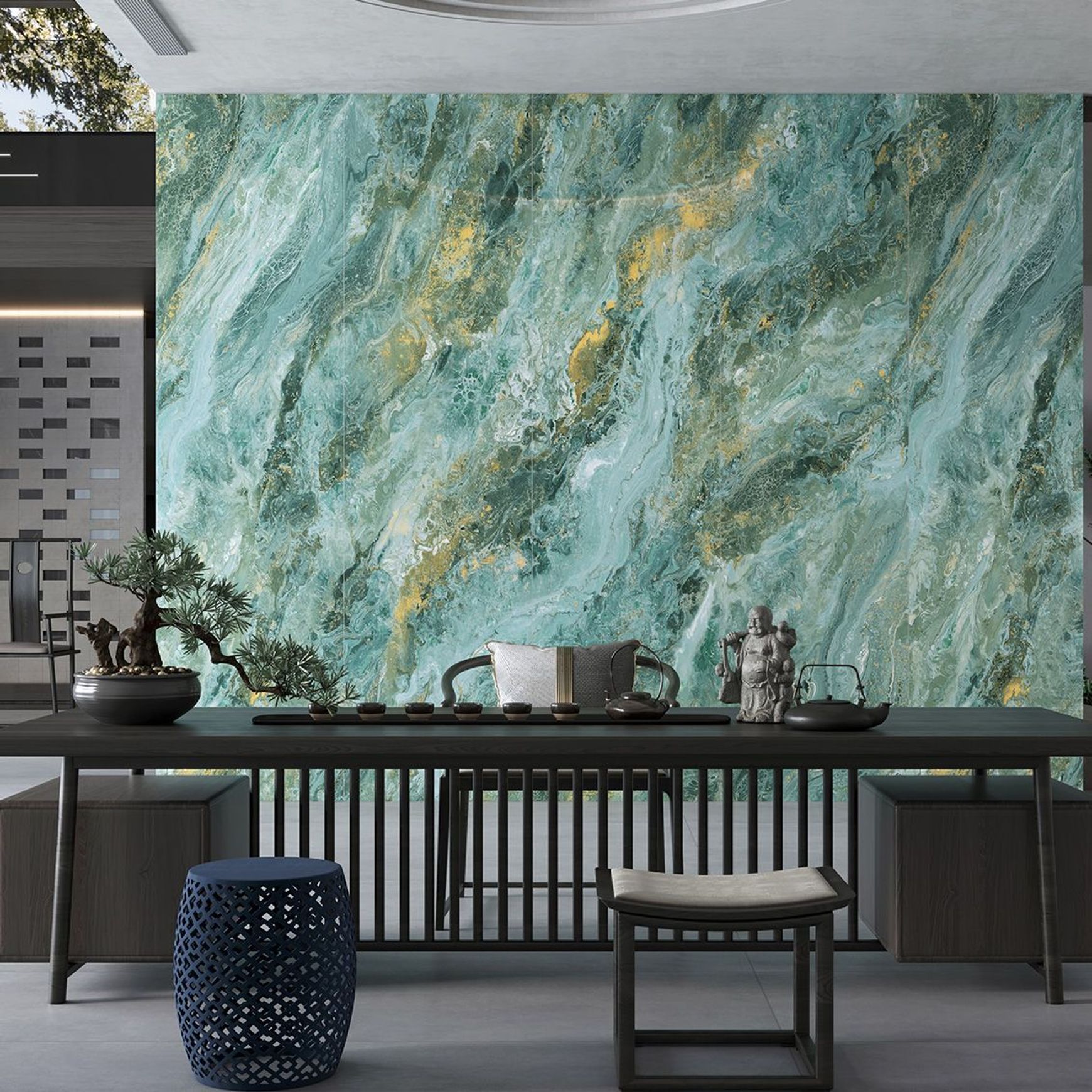 Aurora Green Polished 800x2600